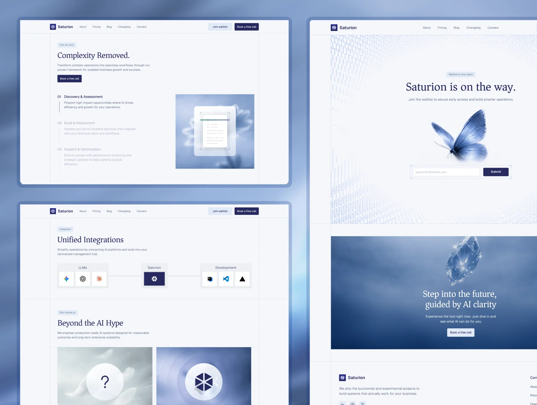 Saturion — AI Automation Agency Website 3