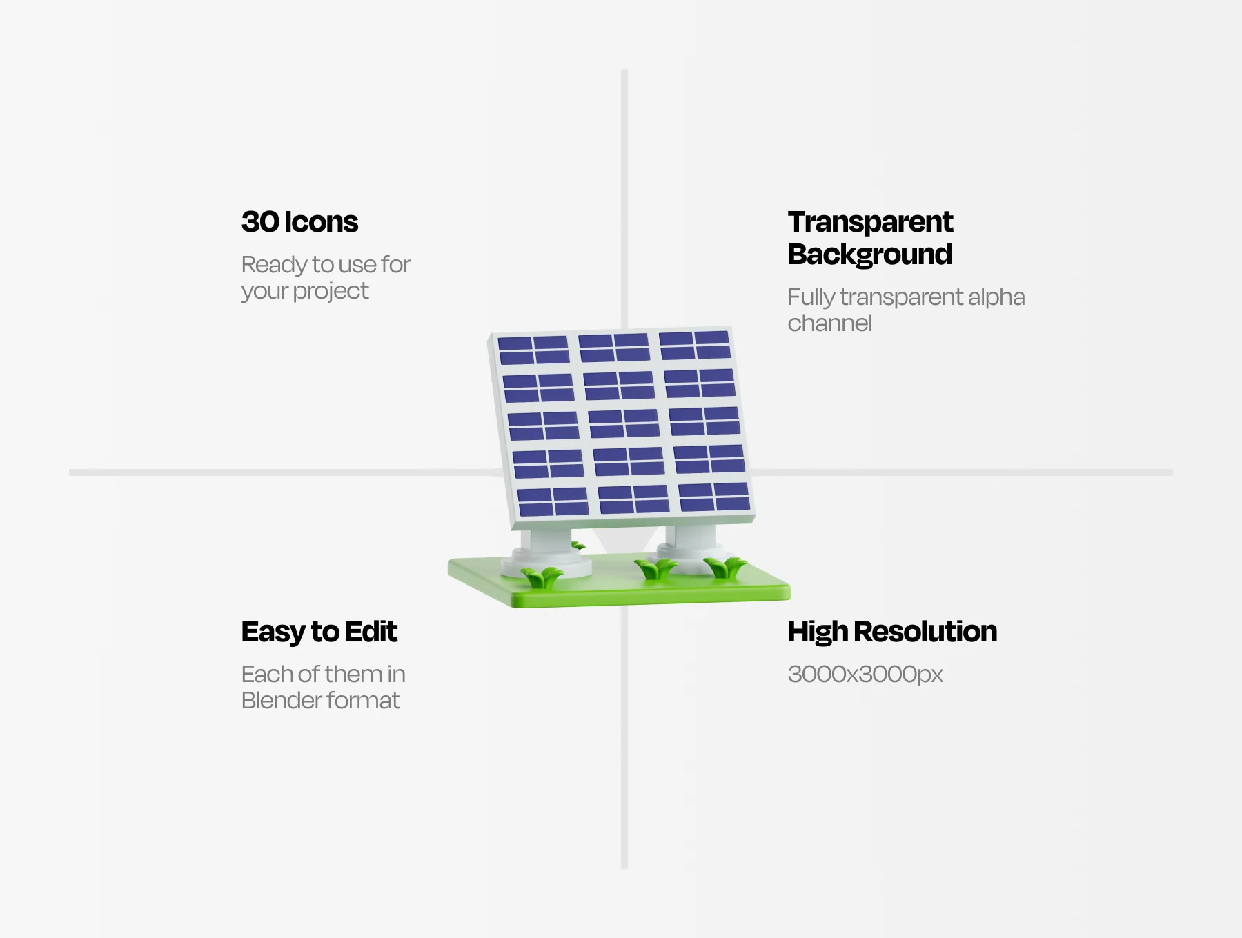 Save Earth 3D Icon Set 2