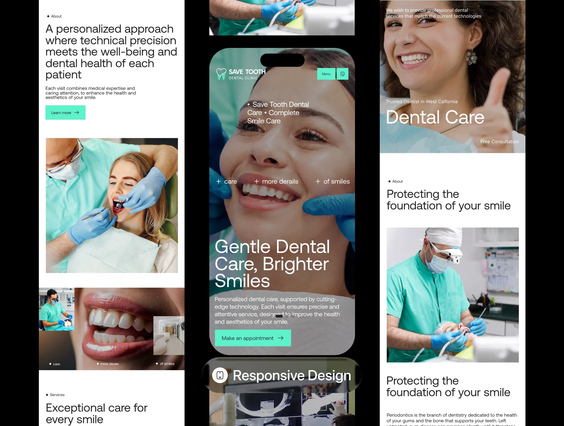 Save Tooth — Dental Clinic Landing Page (Desktop + Mobile) 3