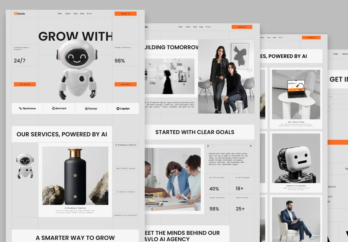 Savlo – Minimal Portfolio Template for Framer