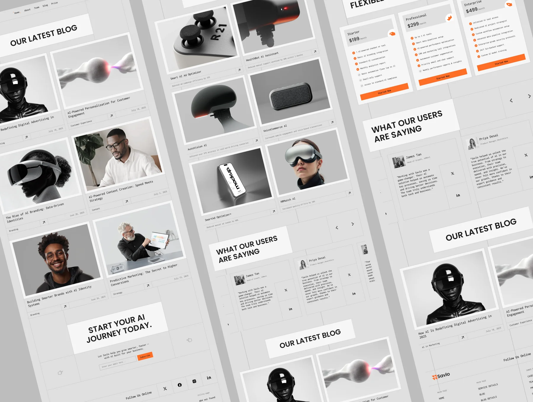 Savlo – Minimal Portfolio Template for Framer 2