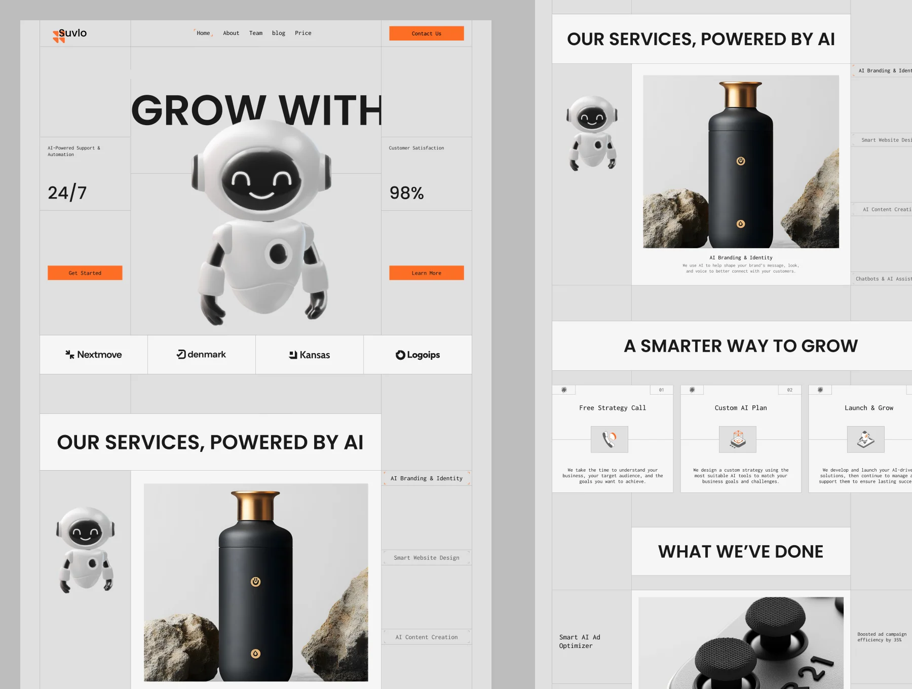 Savlo – Minimal Portfolio Template for Framer 3