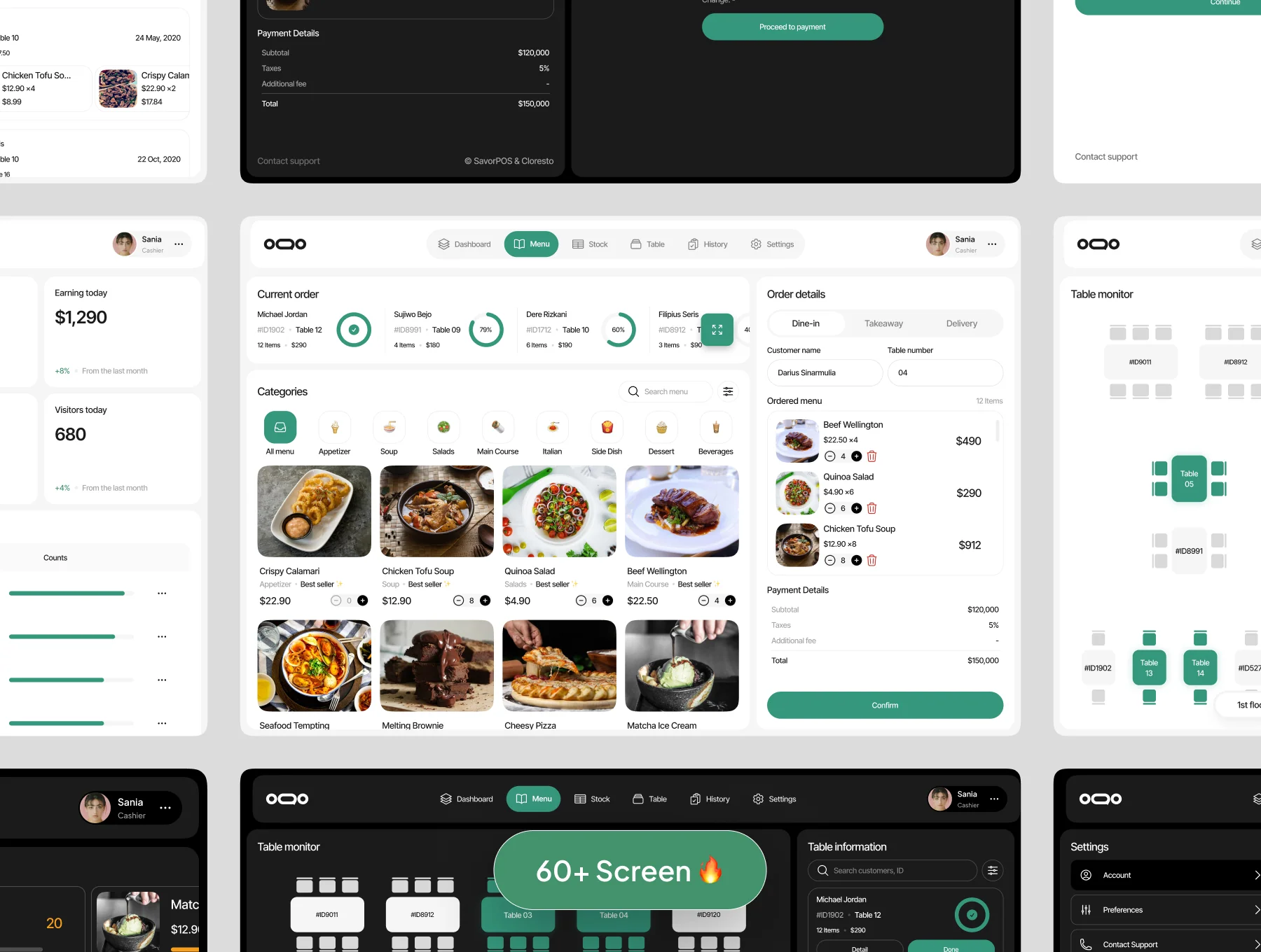 SavorPOS: Desktop App Design for Cashier 4