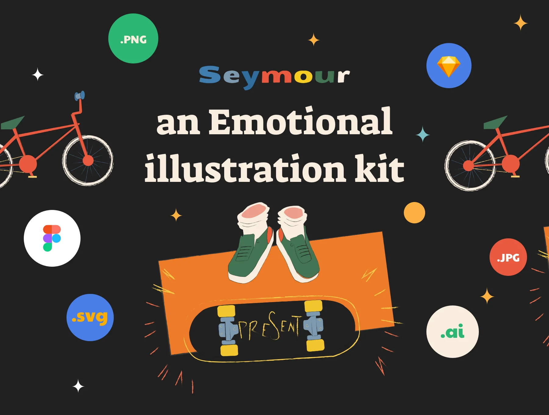 Saymour – an Emotional illustration kit