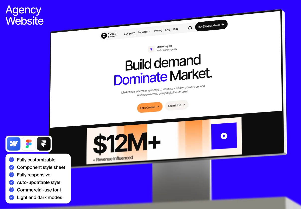 Scale Studio — Agency Website Template