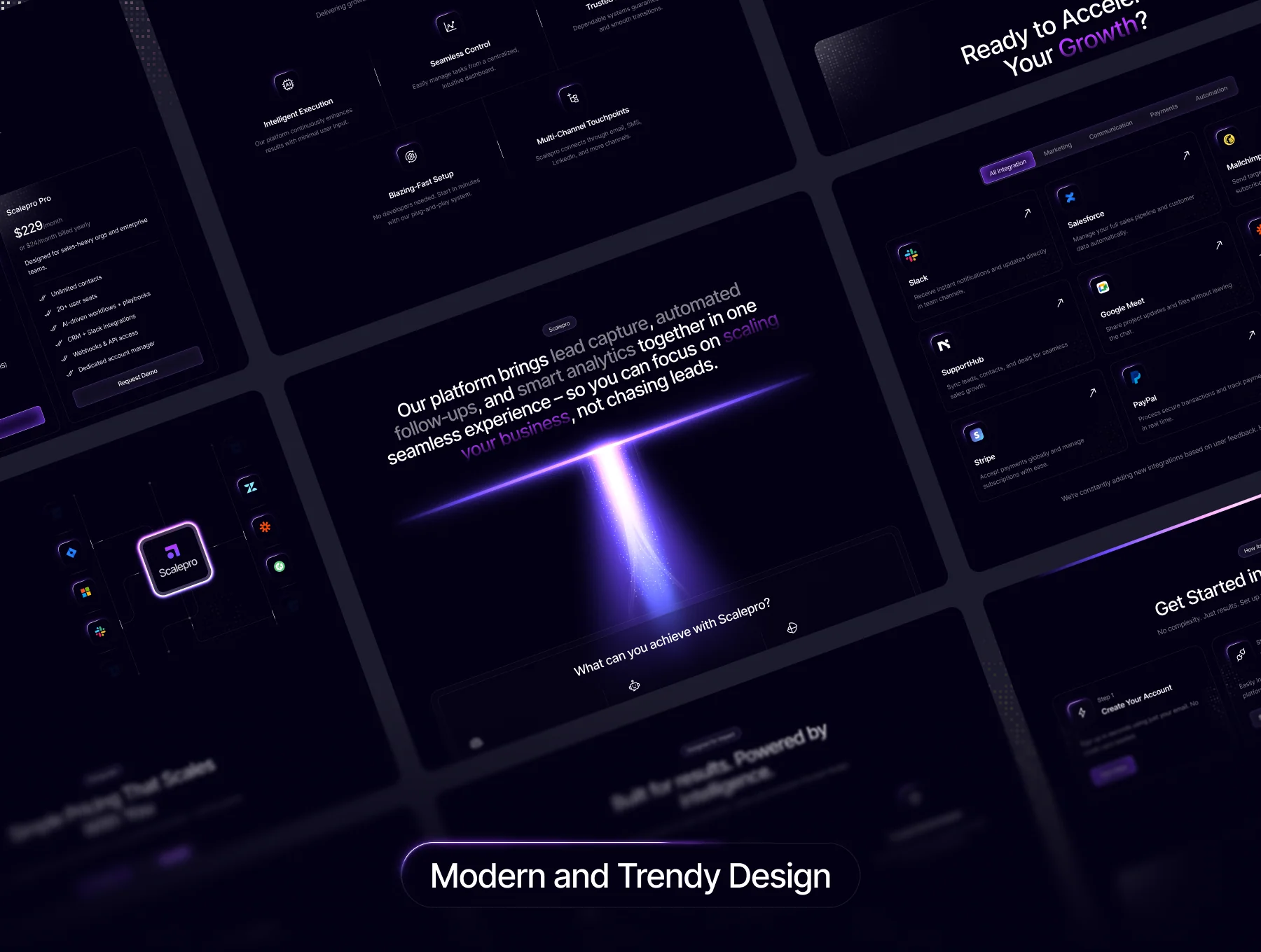 Scalepro – Next-Gen SaaS Website Design Template 4