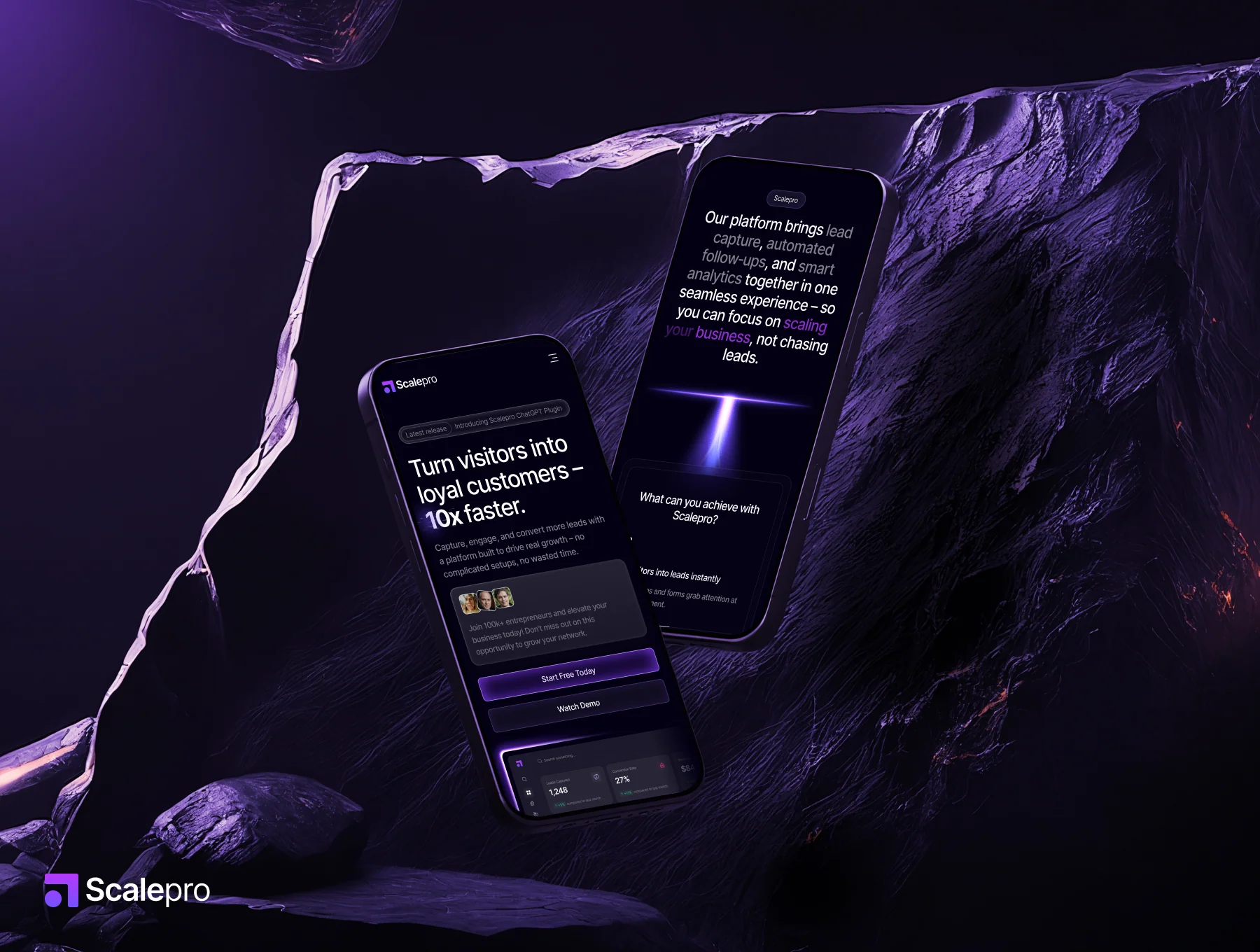 Scalepro – Next-Gen SaaS Website Design Template 7