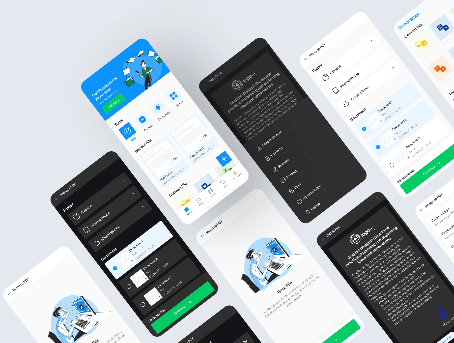 Scanee - Document Scanner App Mobile UI UX KIT 4