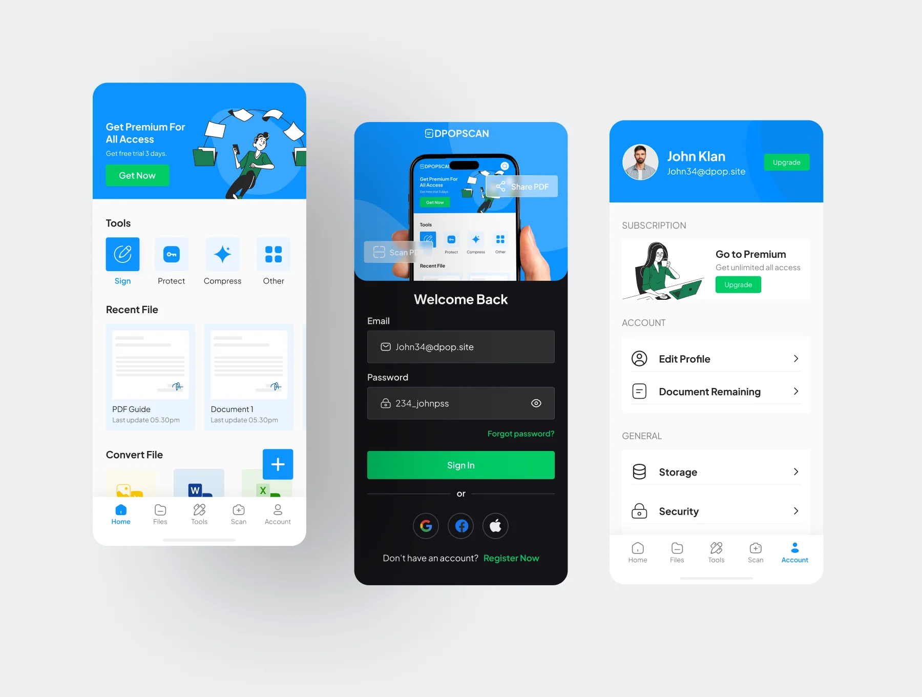 Scanee - Document Scanner App Mobile UI UX KIT 7