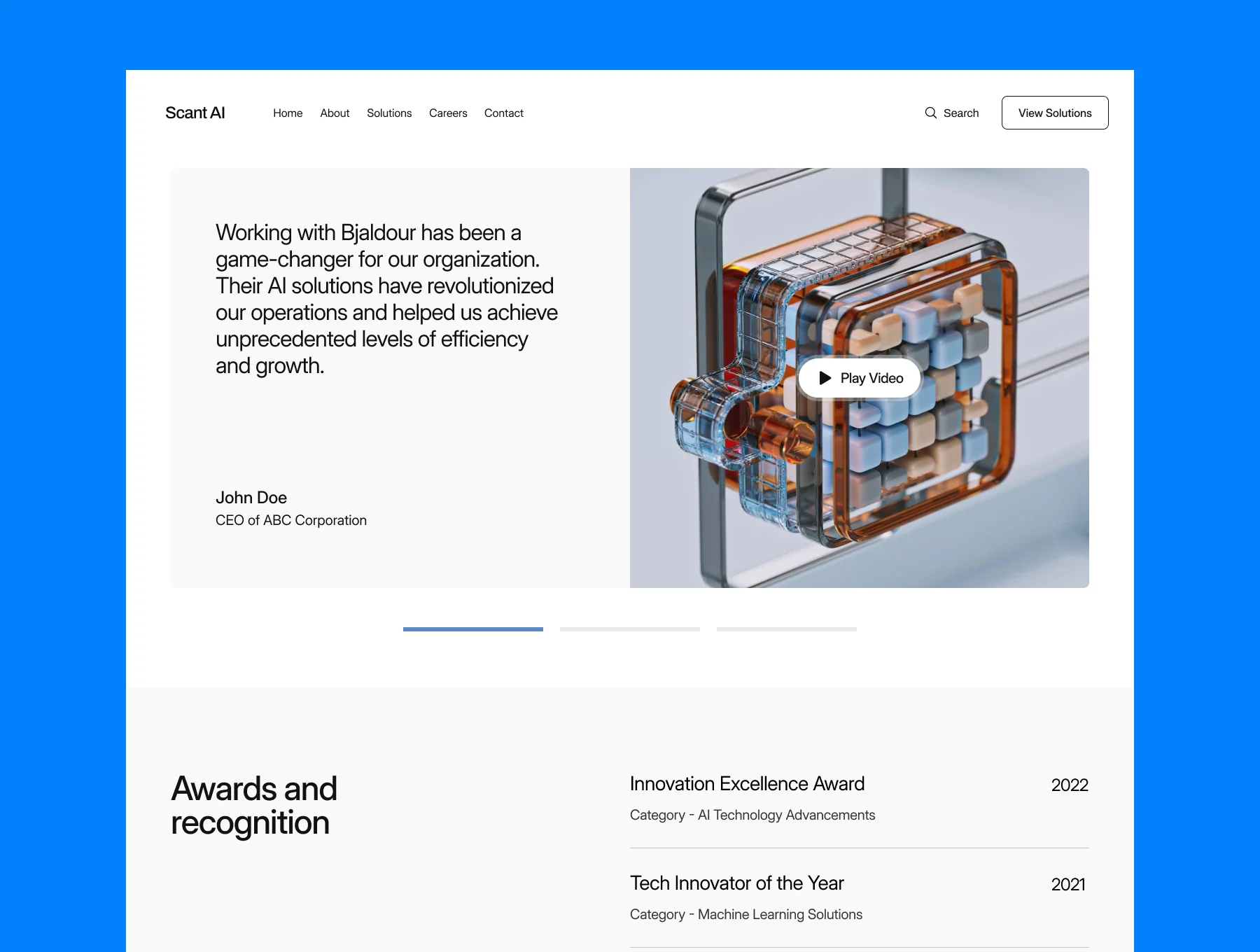 Scant AI - SaaS Framer Template 4