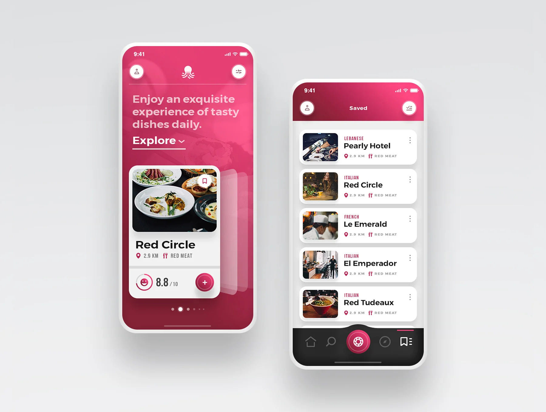 Scarlett - Food & Restaurant UI Kit 9