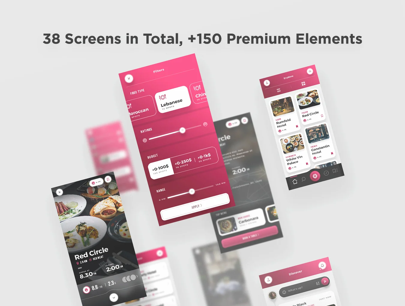 Scarlett - Food & Restaurant UI Kit 3