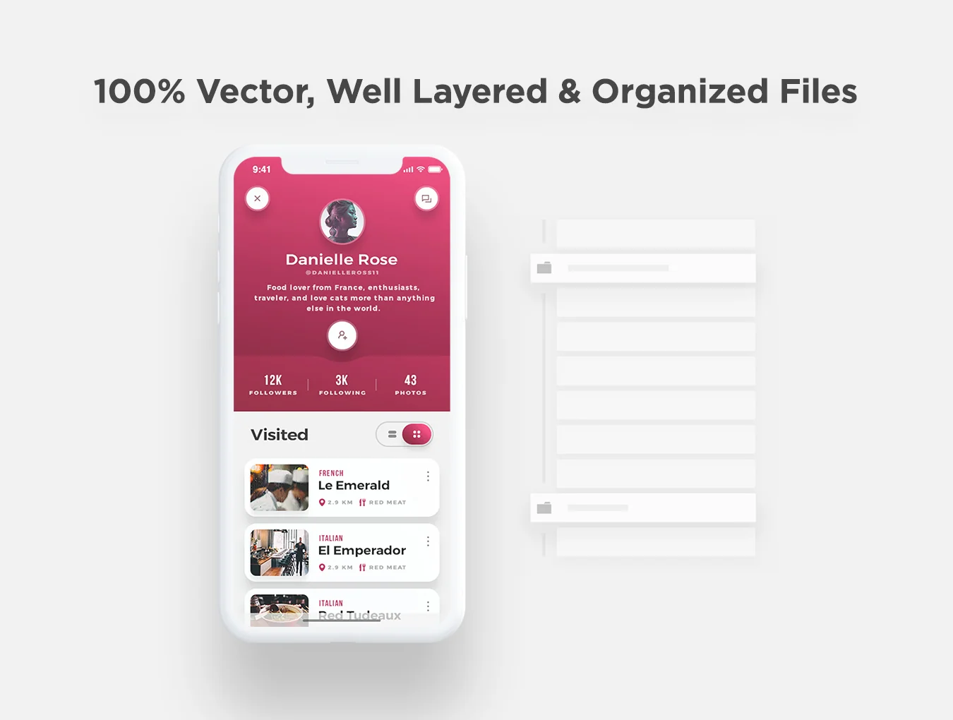Scarlett - Food & Restaurant UI Kit 6
