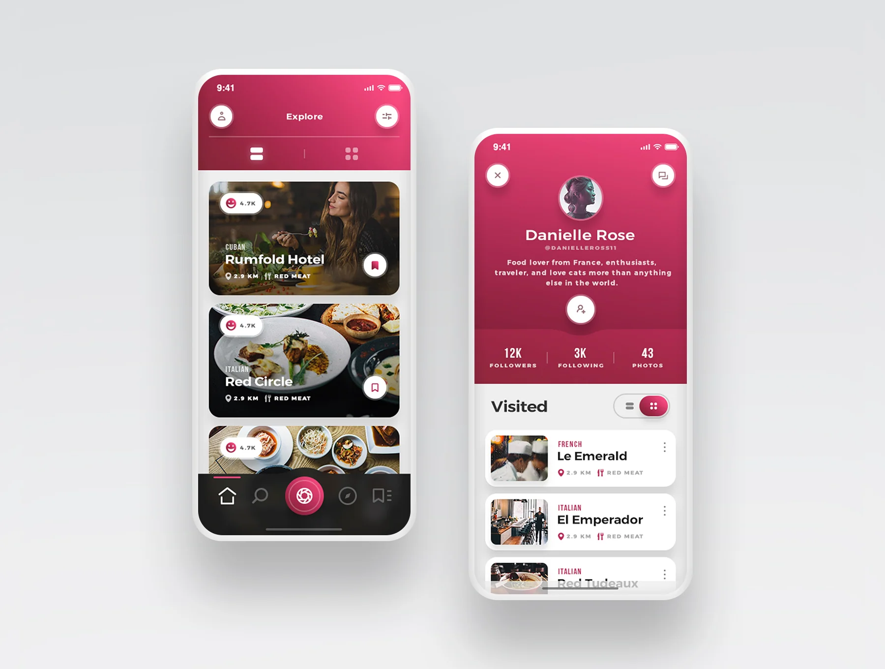 Scarlett - Food & Restaurant UI Kit 7