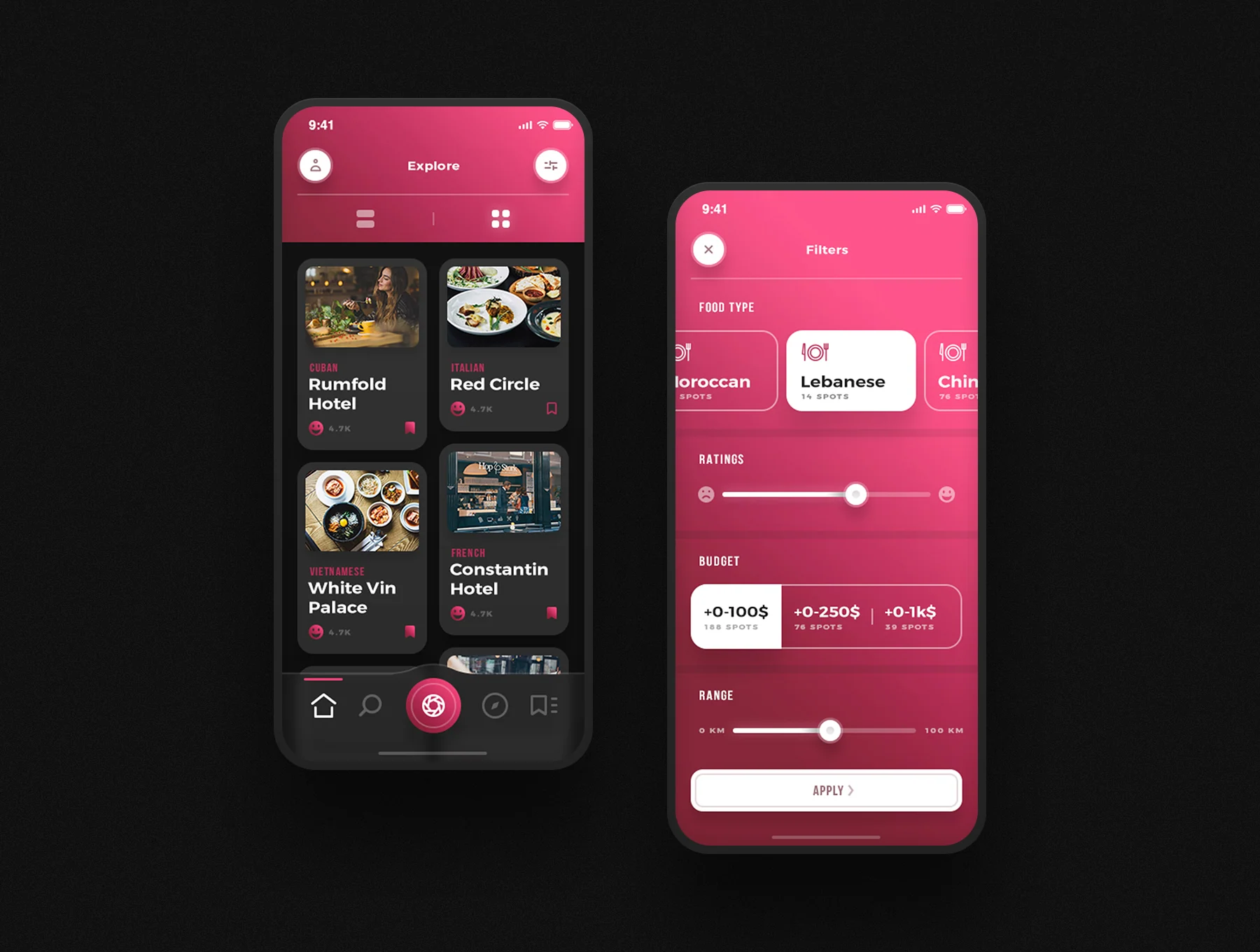 Scarlett - Food & Restaurant UI Kit 8