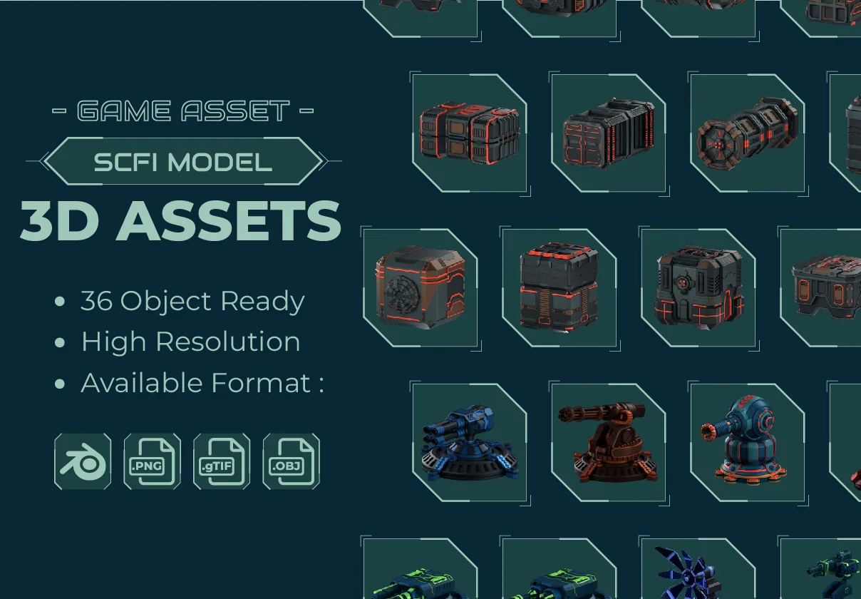 Scfi Model 3D Asset