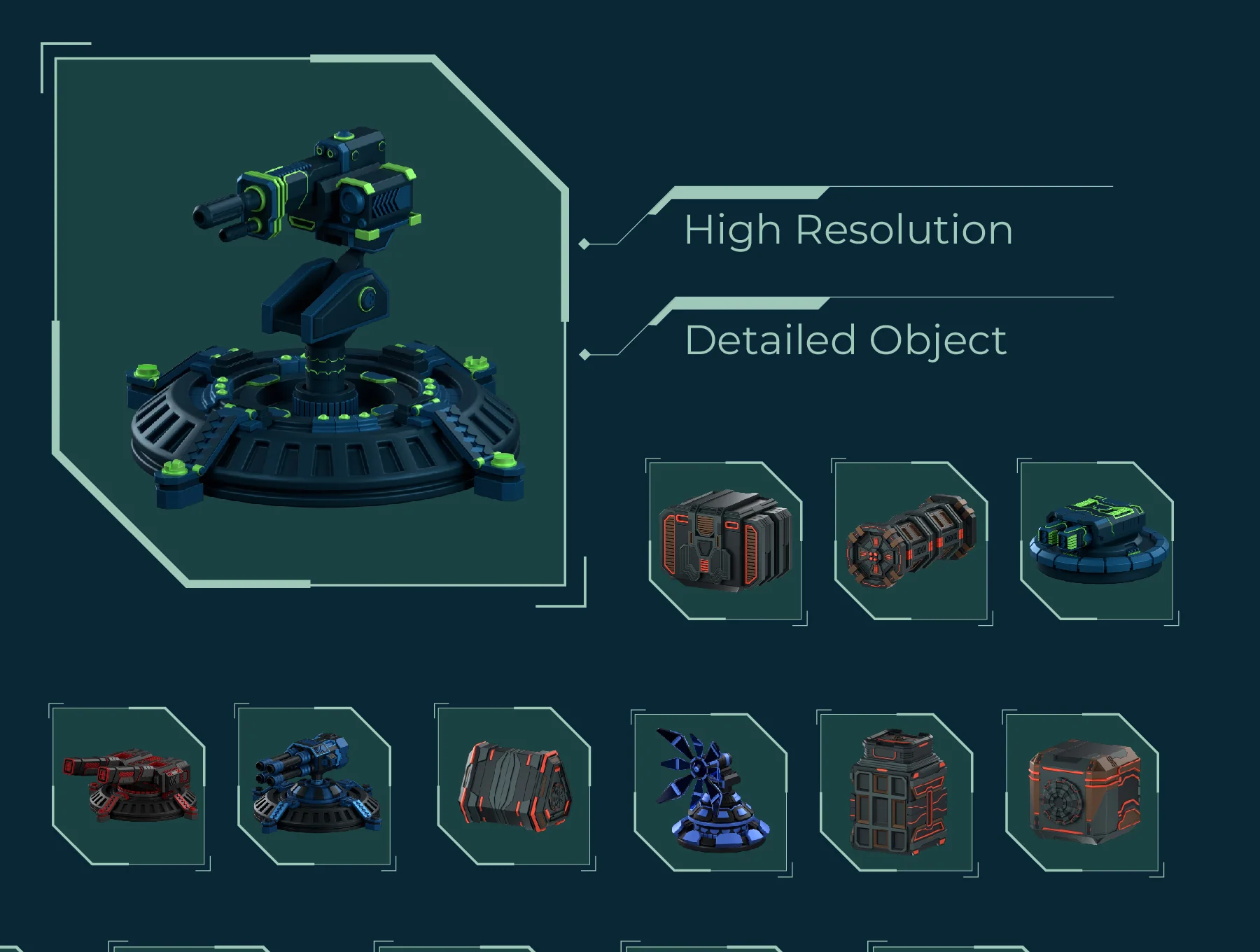 Scfi Model 3D Asset 4