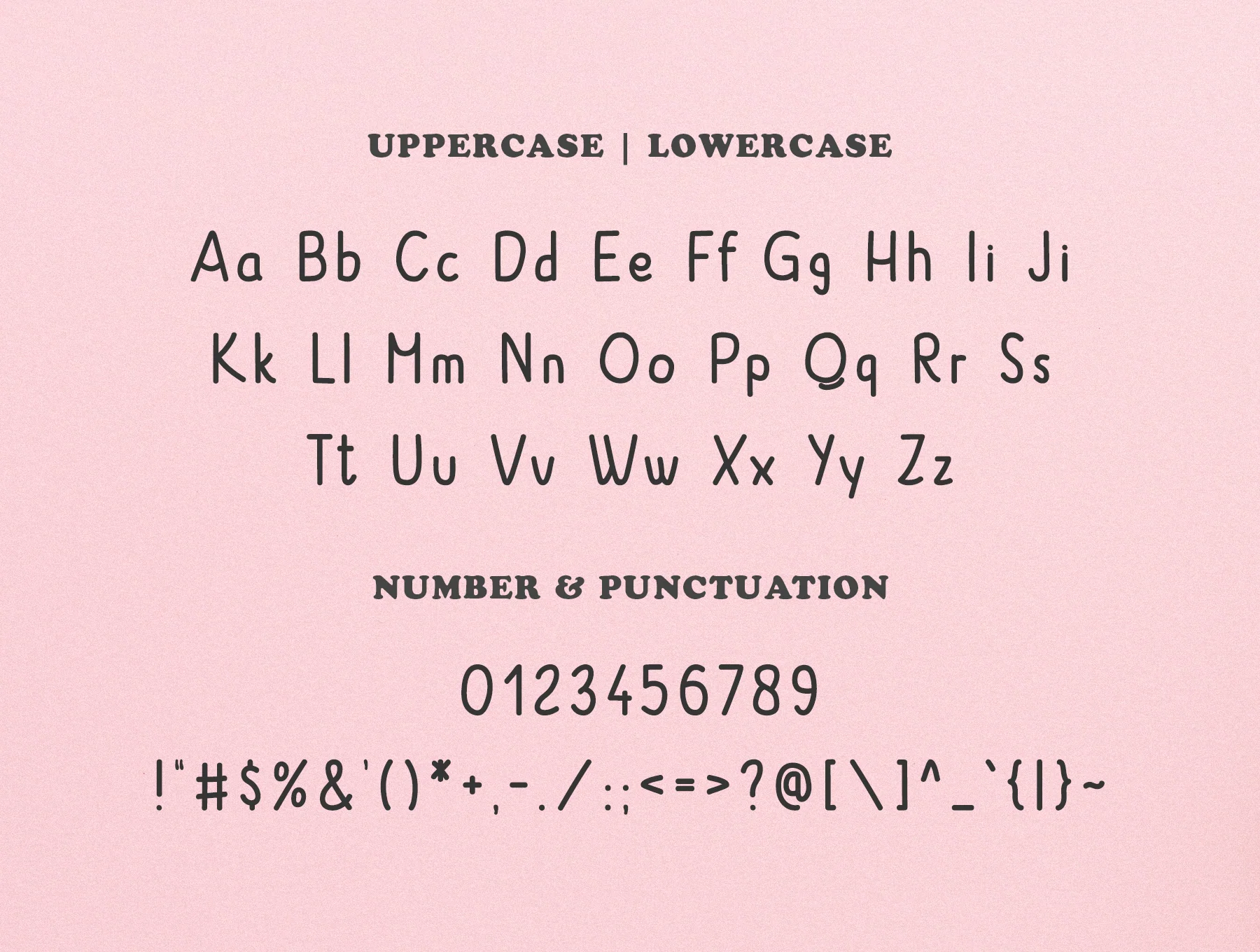 Schaden Handmade Font 8