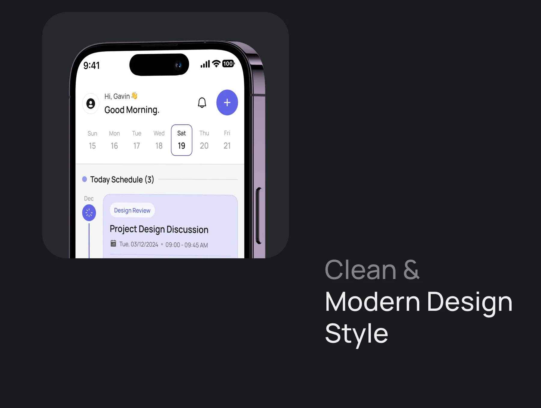 Schedule Meetings & Event - Mobile App 4