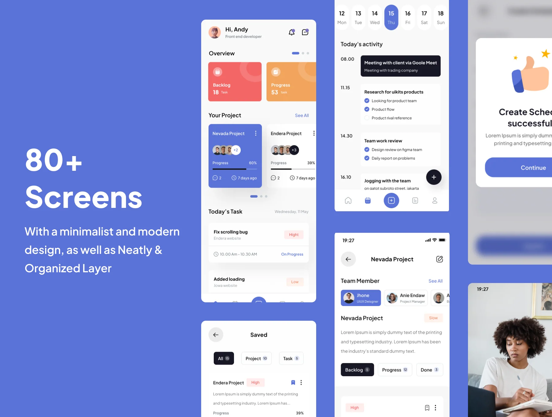 Scheduler - Task Manager App UI Kits 2