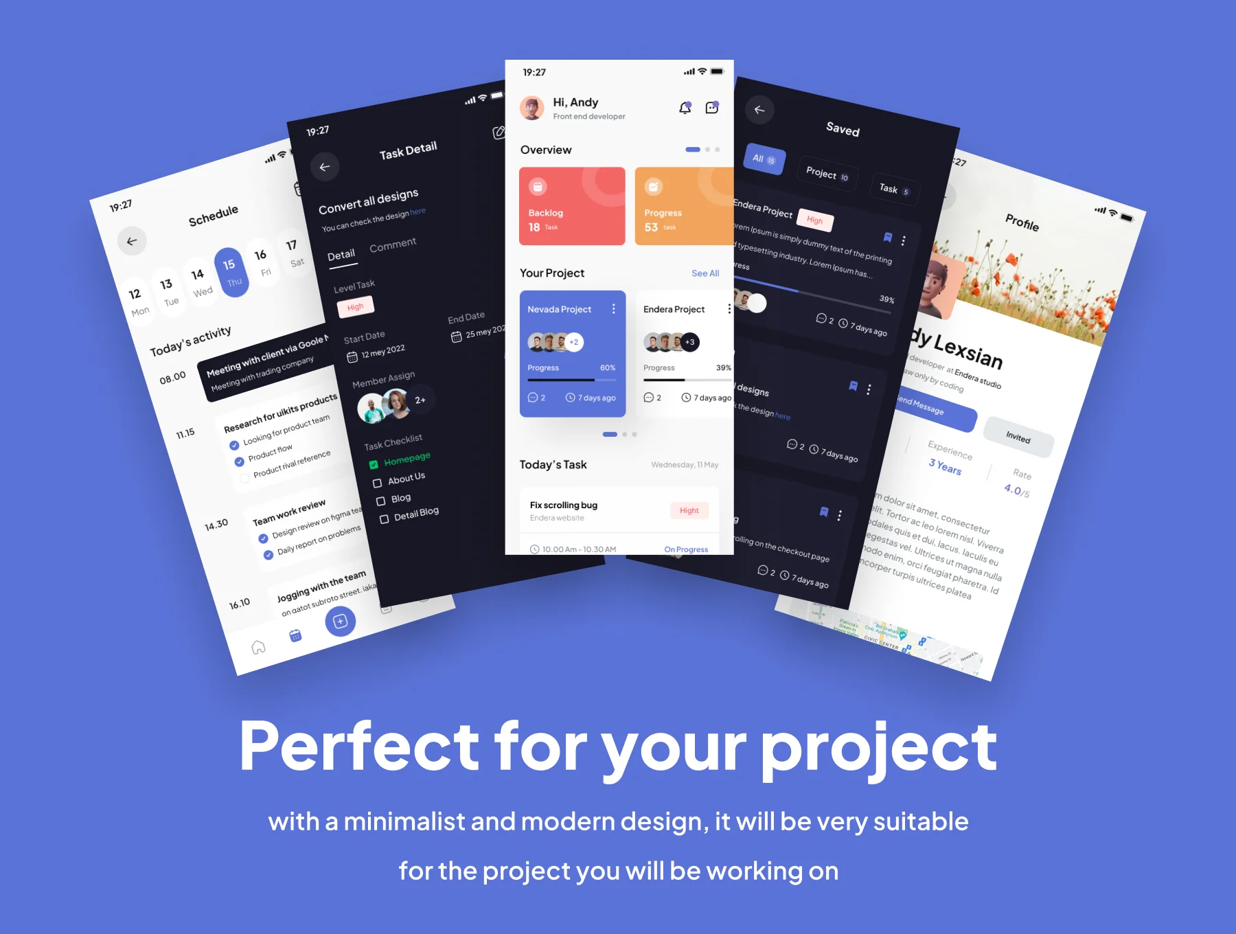Scheduler - Task Manager App UI Kits 4