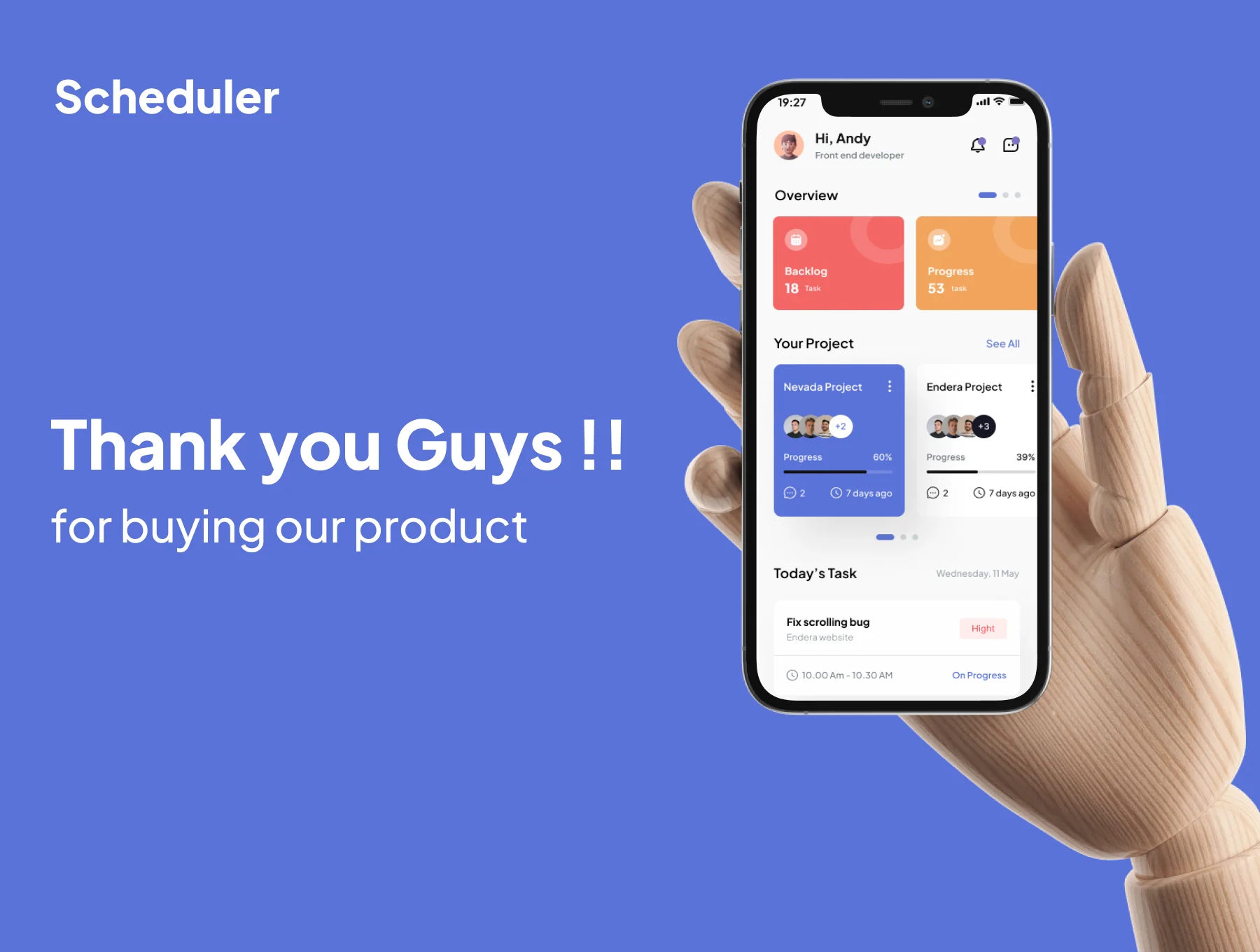 Scheduler - Task Manager App UI Kits 6
