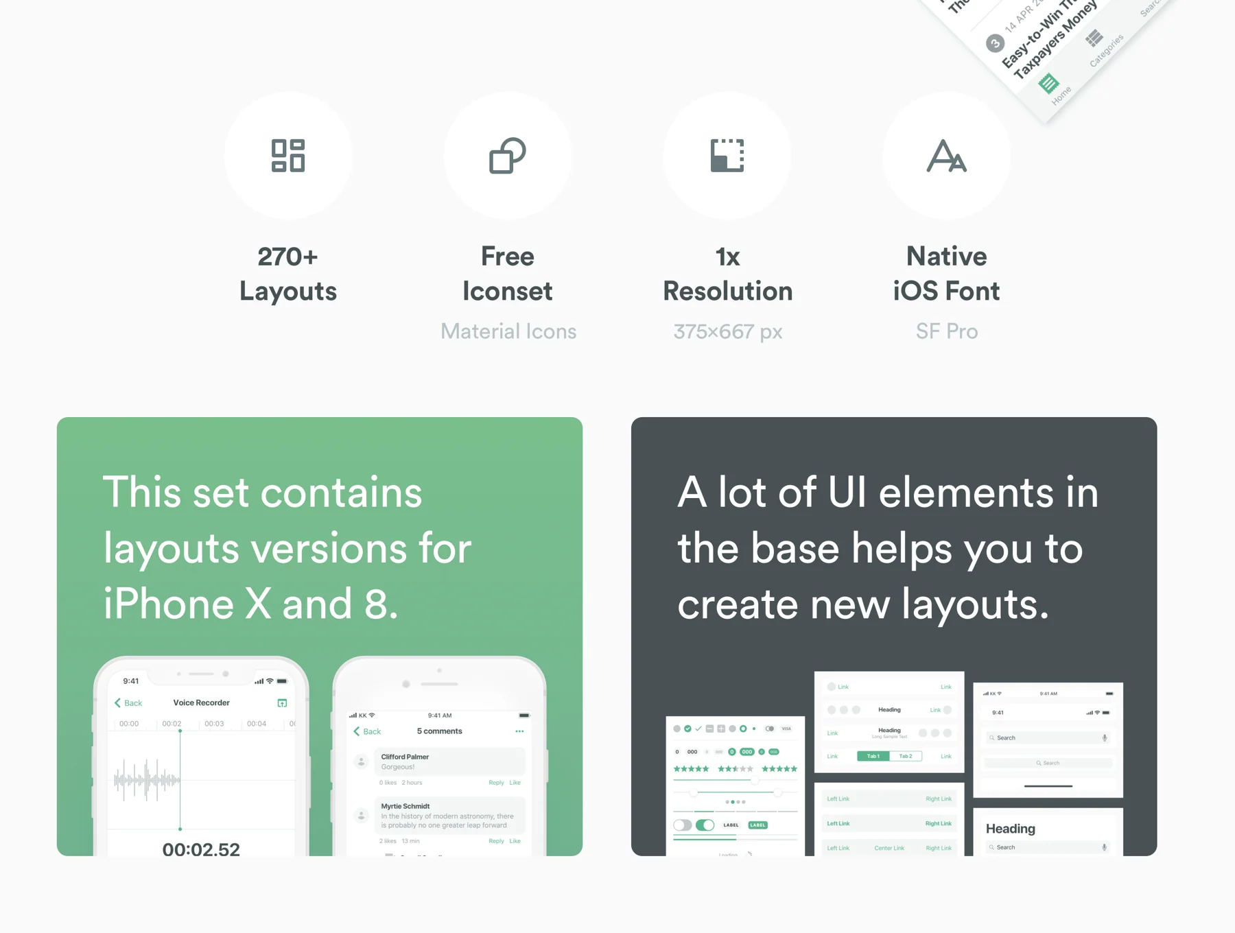 Scheme iOS Wireframe Kit 3
