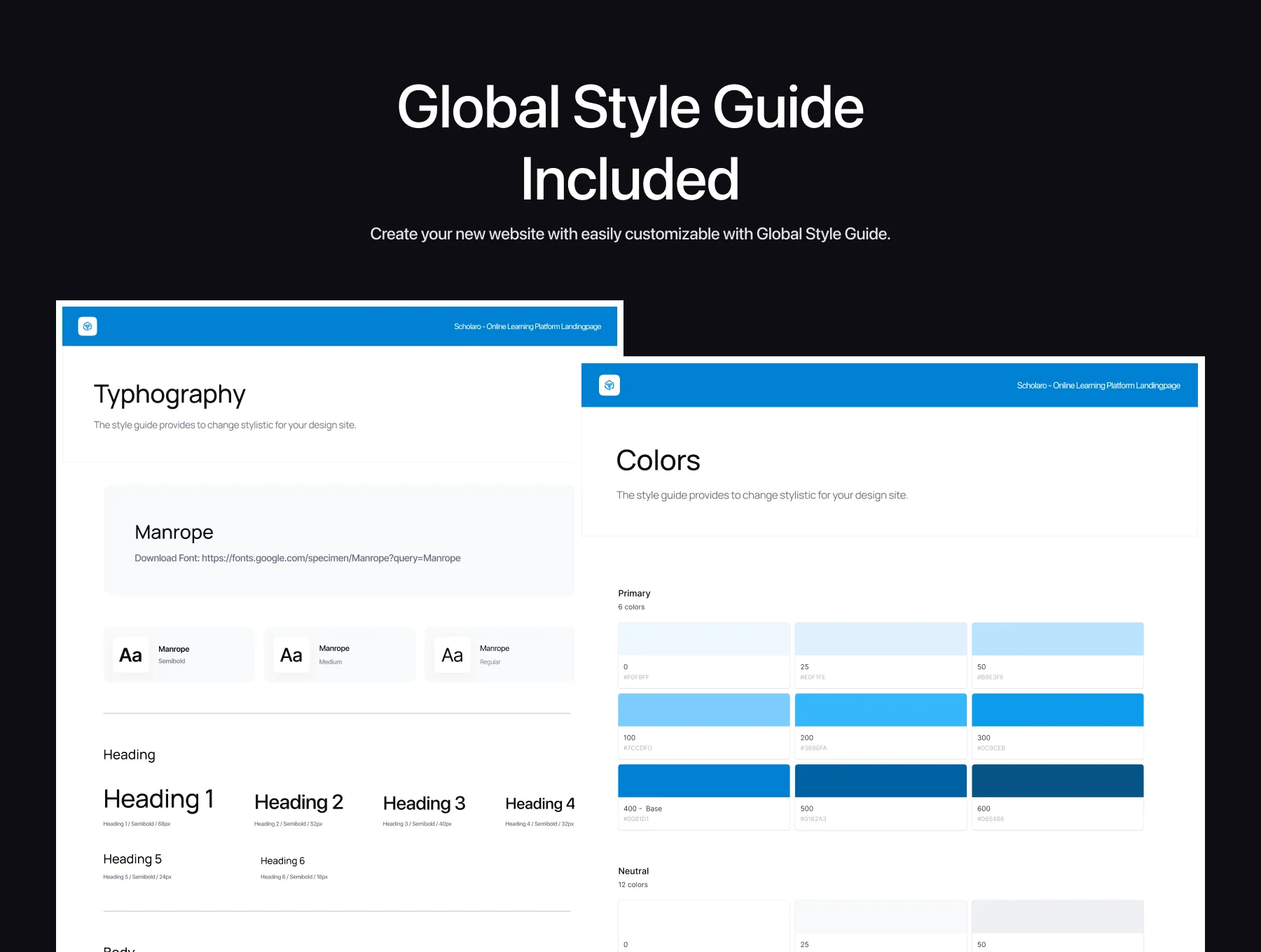Scholaro - Online Learning Platform Website UI Kit 6