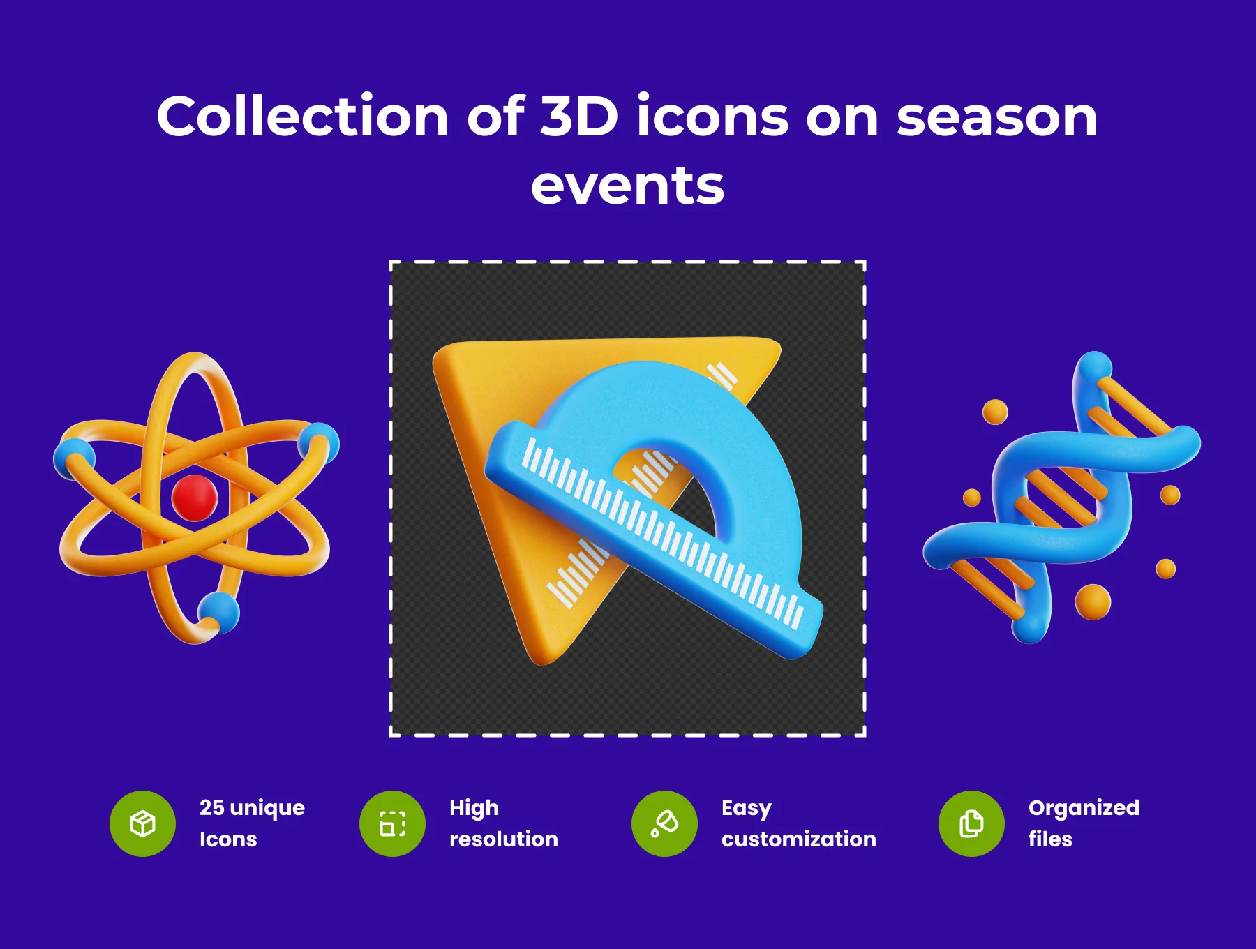 Education Back To School 3D Illustration Pack 2