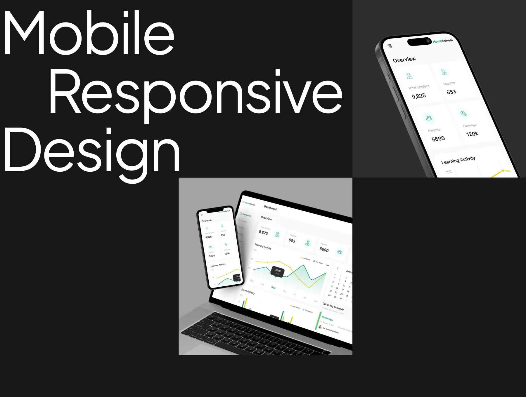 School Dashboard UI Kit 6