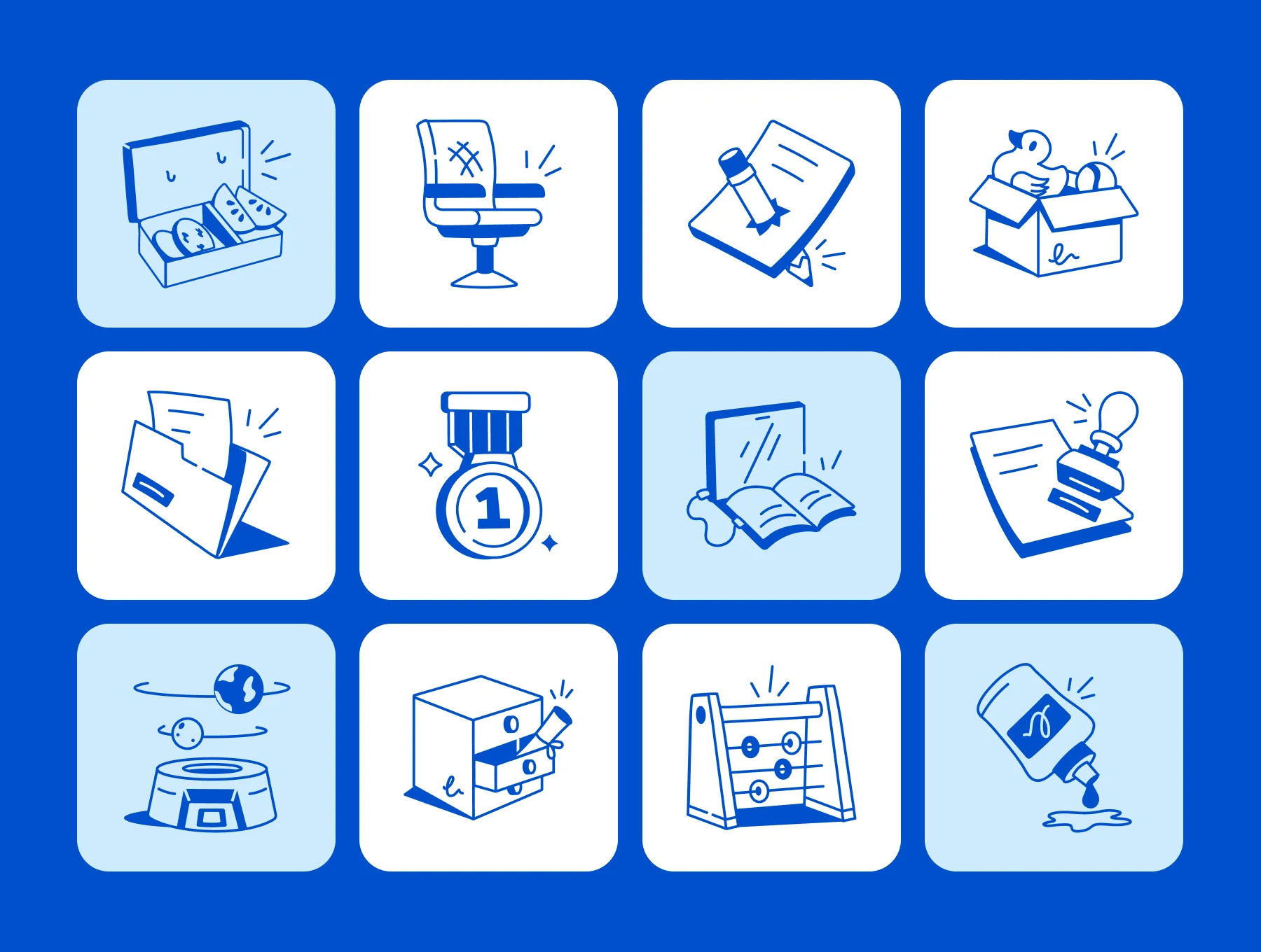 School Doodles Icon Set 6