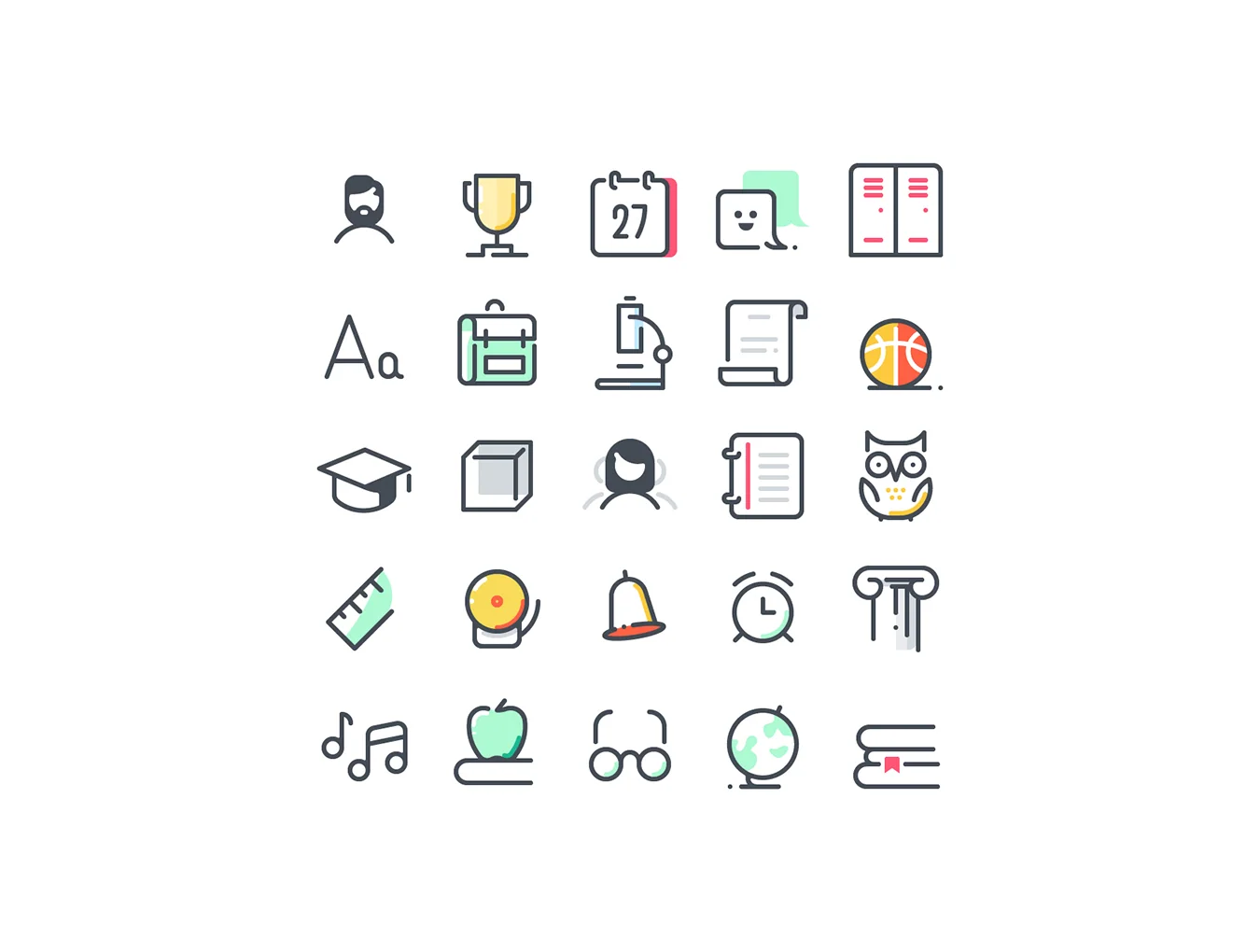 School Icons 4