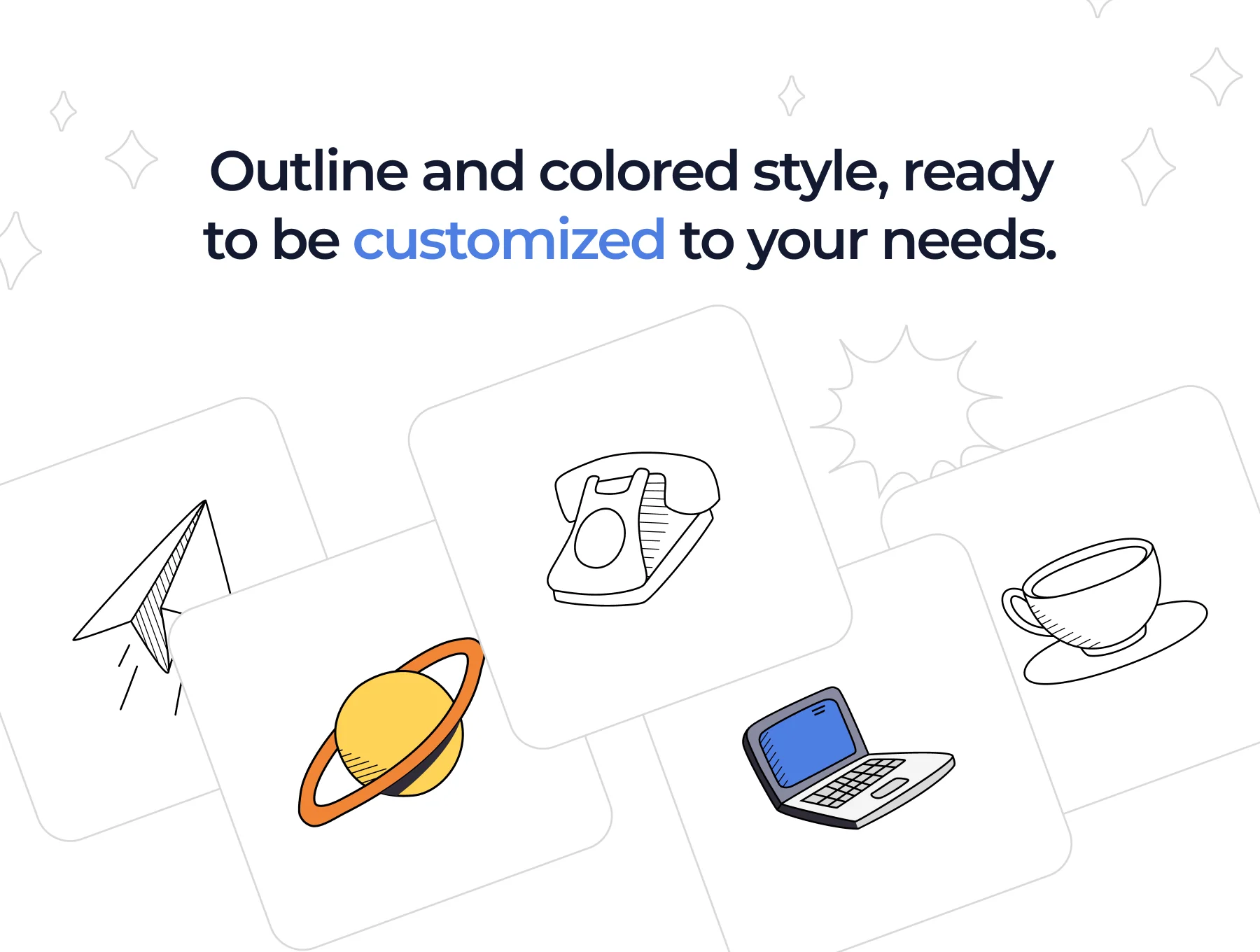 School Supplies Icon Set 4