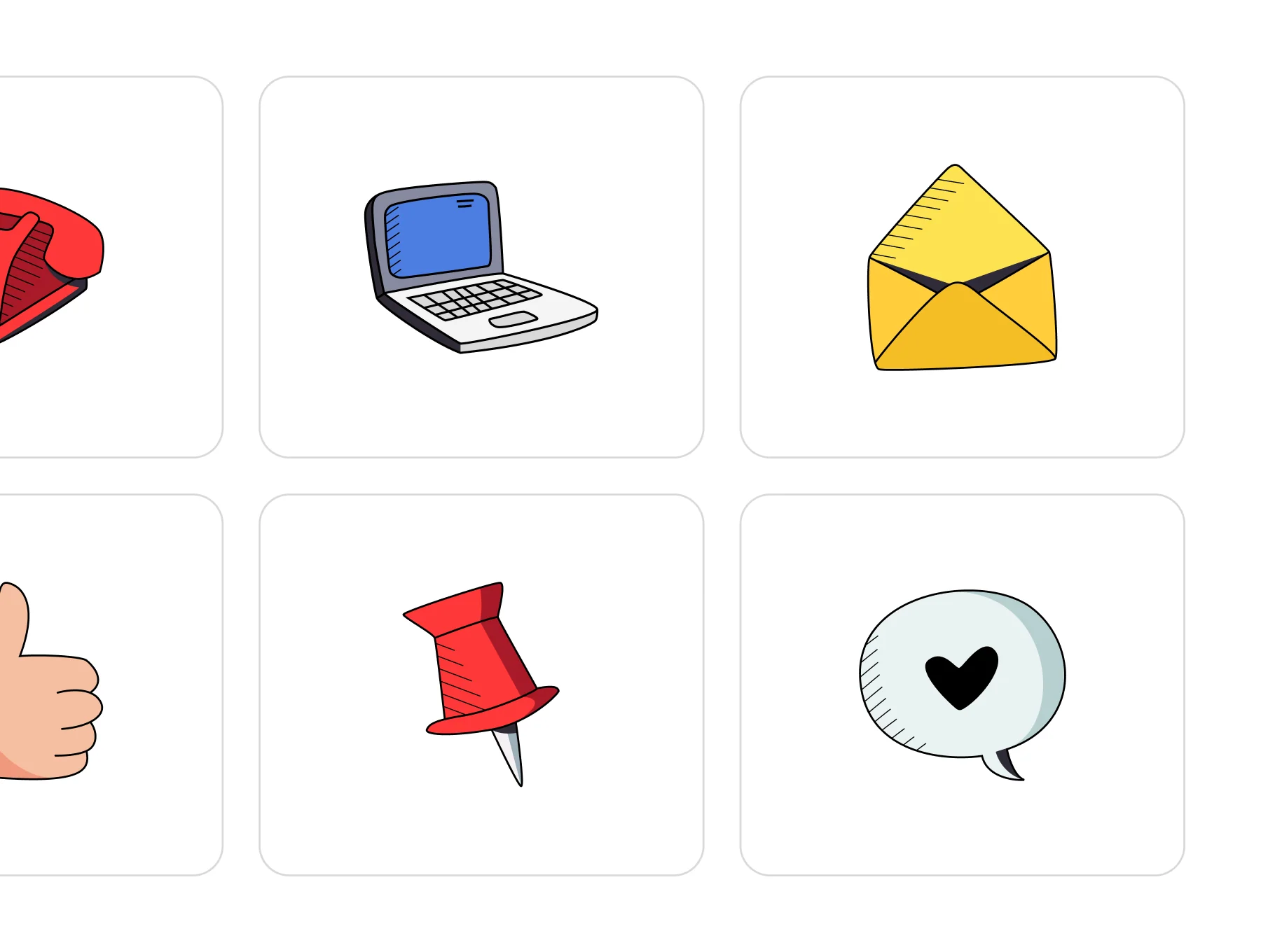 School Supplies Icon Set 6