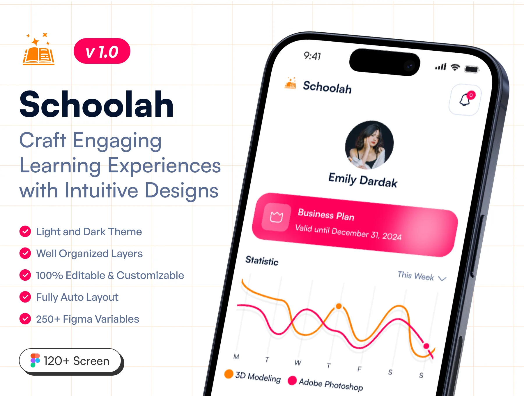 Schoolah - Online Course App UI KIT