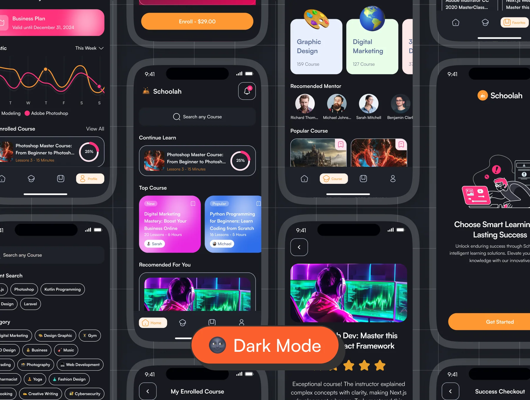 Schoolah - Online Course App UI KIT 4