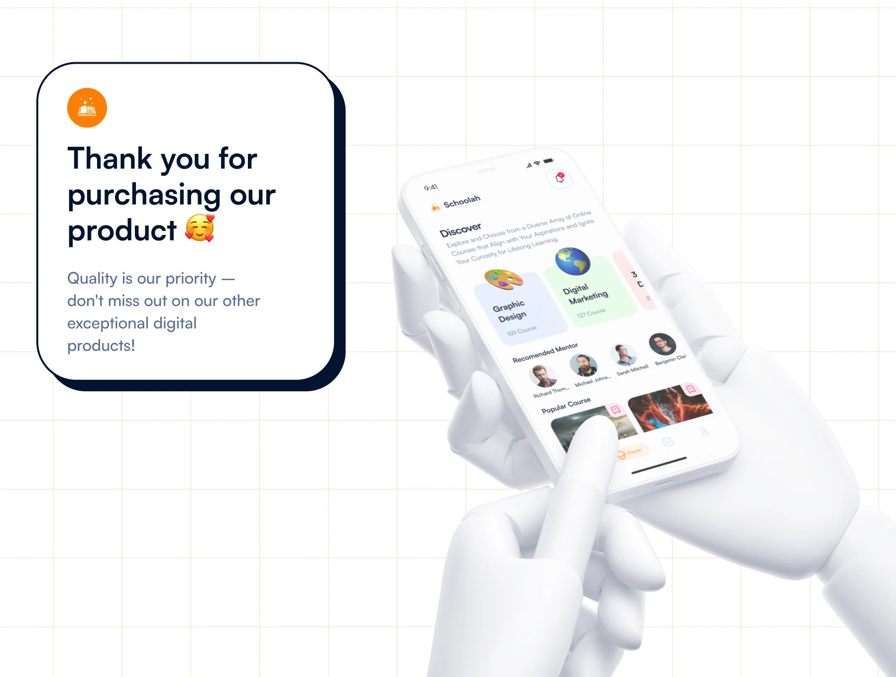 Schoolah - Online Course App UI KIT 8