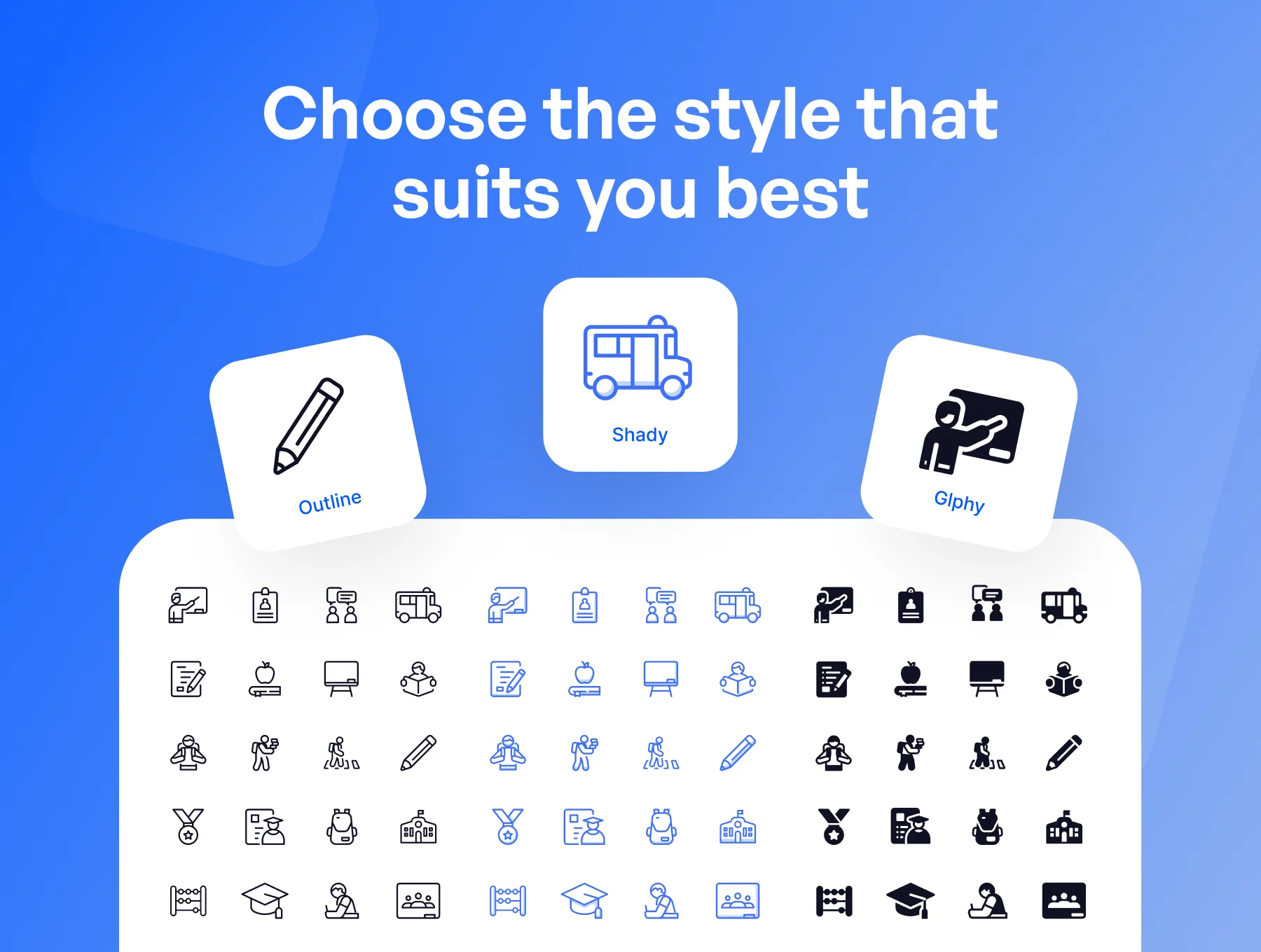 Schooly - School & Student Icon Set 3