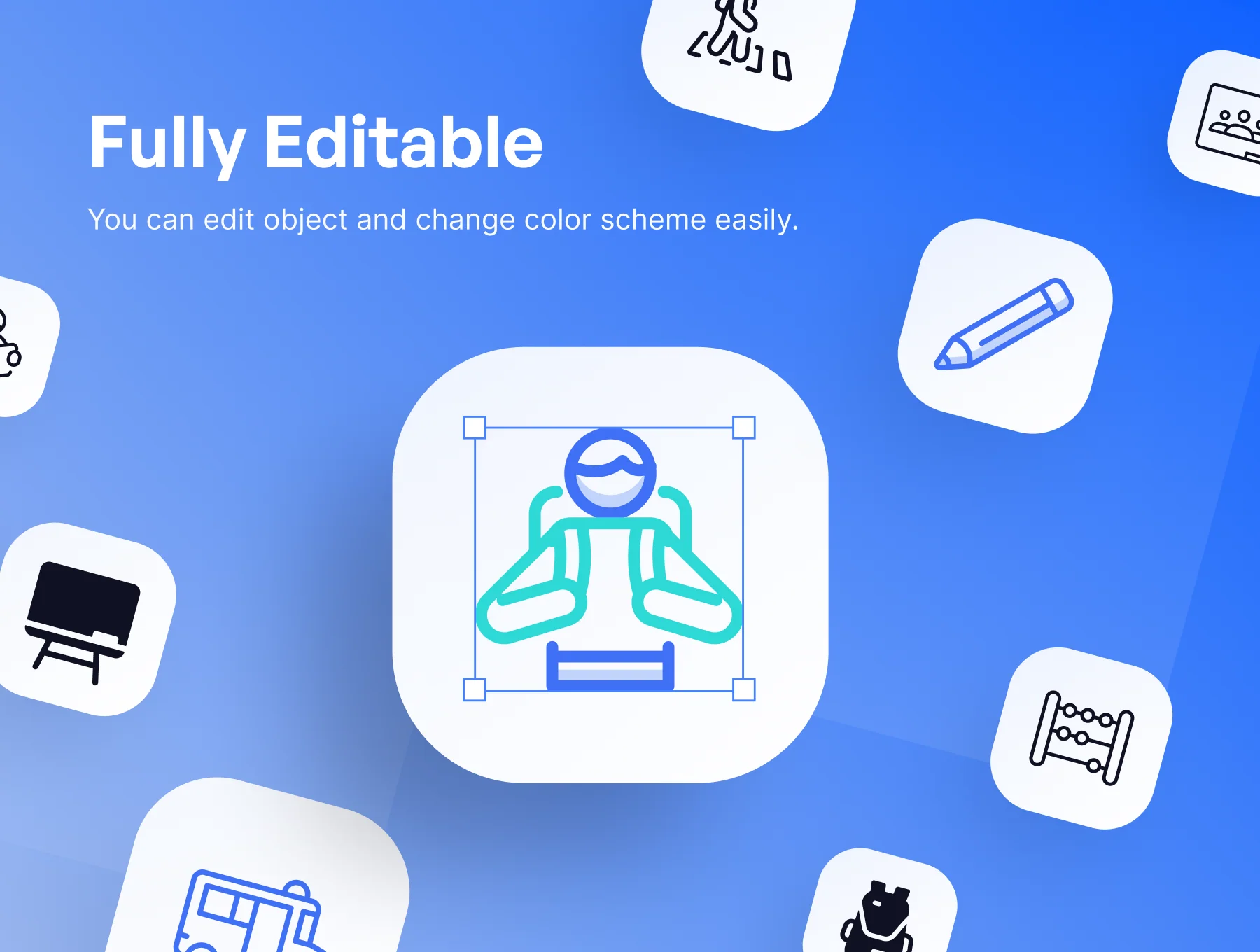 Schooly - School & Student Icon Set 4