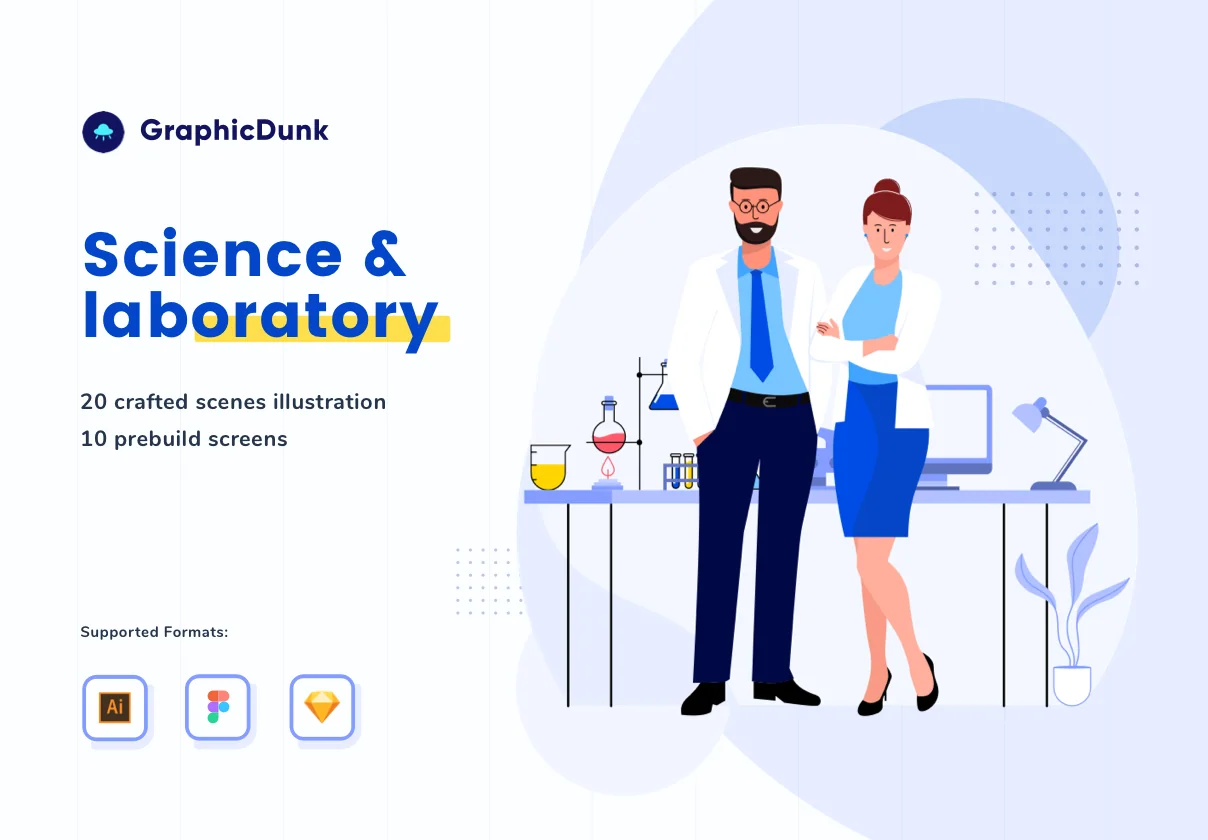 Science and Laboratory Illustrations