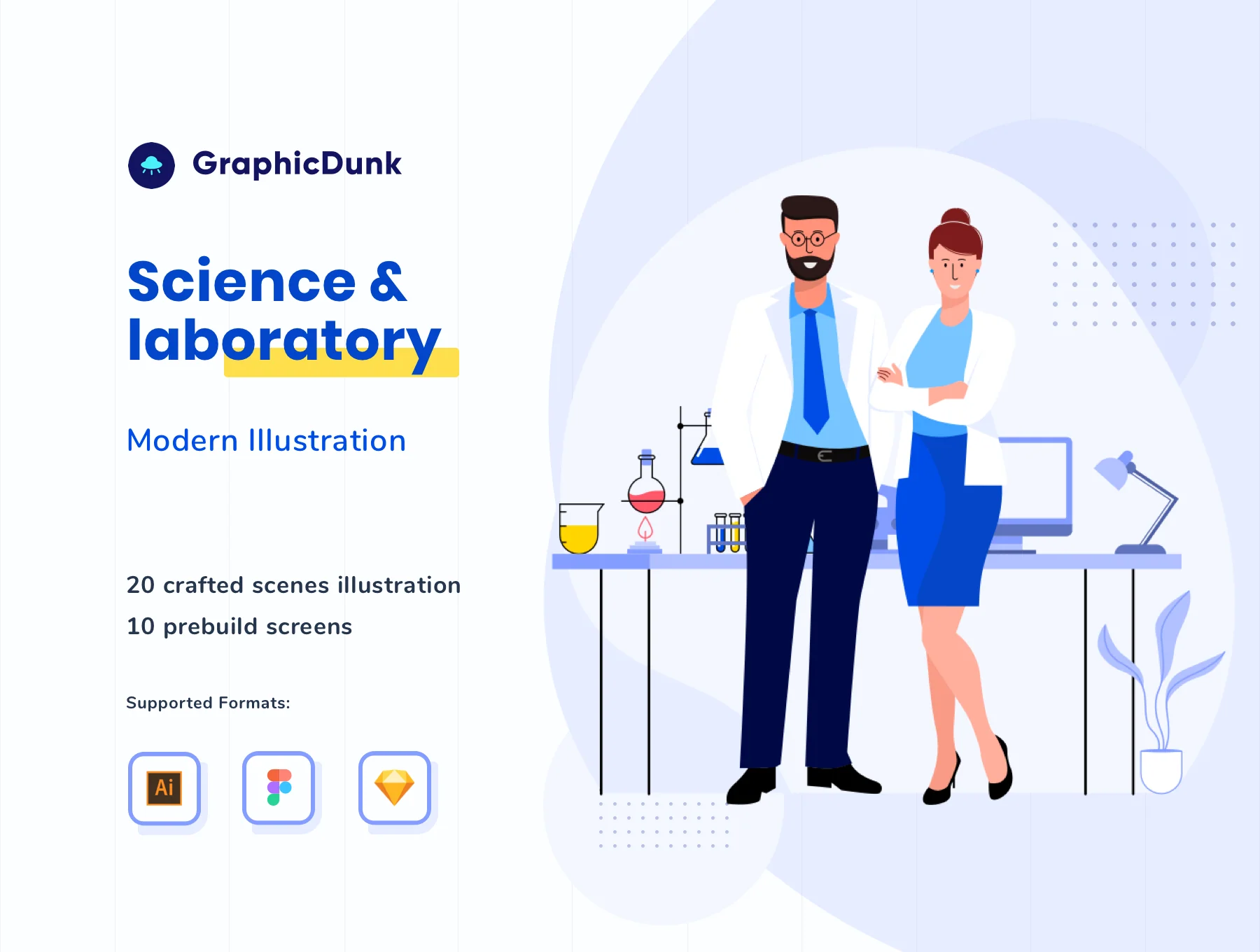 Science and Laboratory Illustrations