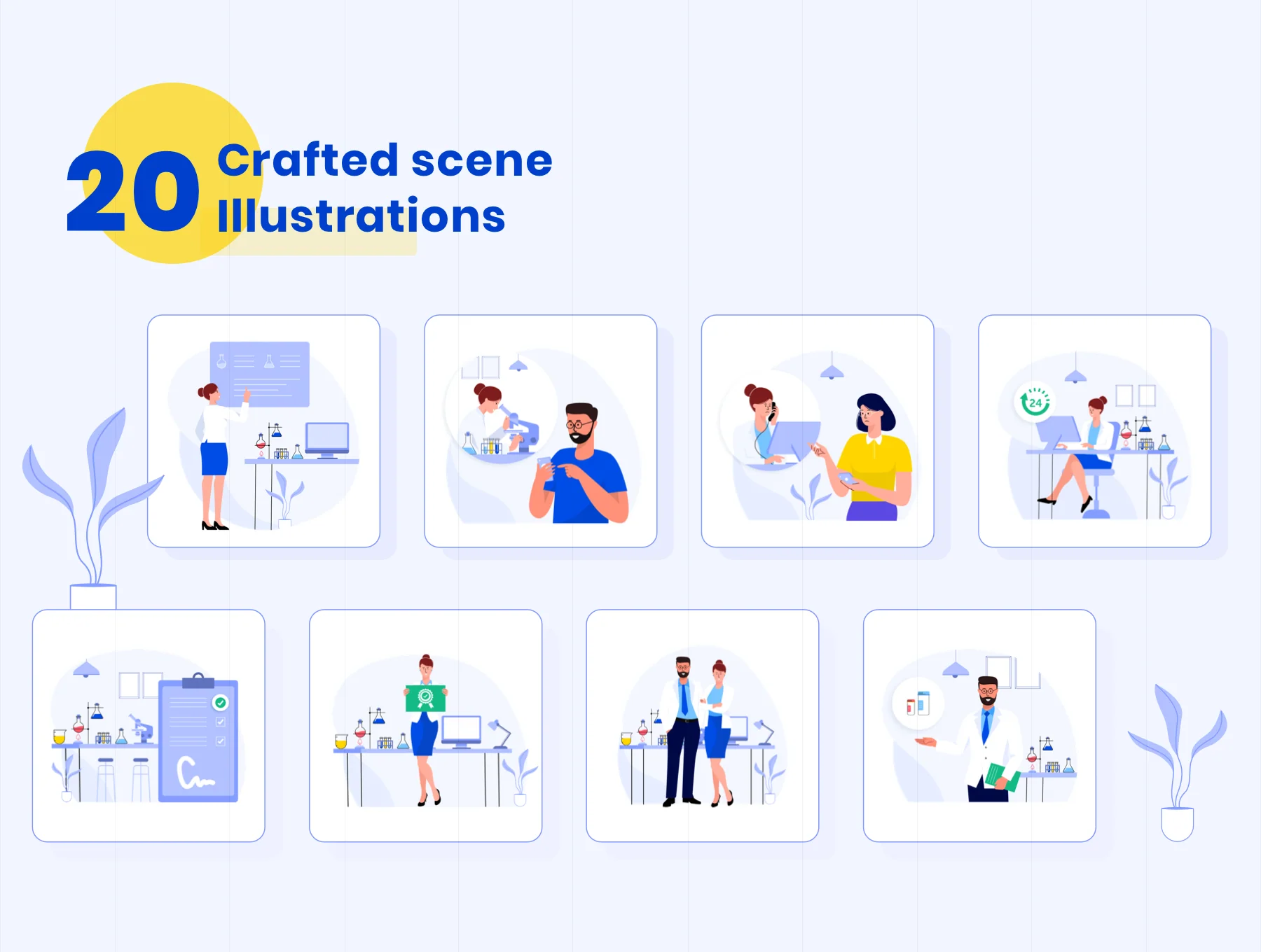 Science and Laboratory Illustrations 2