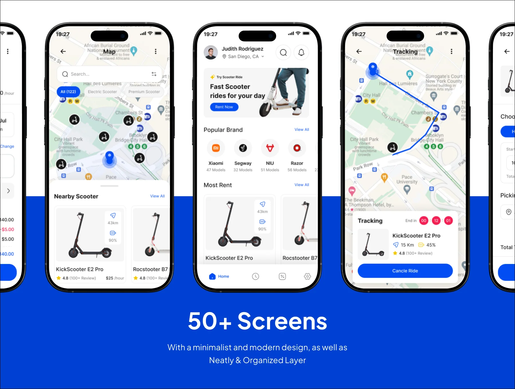 Scootly - Scooter Rent Premium UI KIts App 4