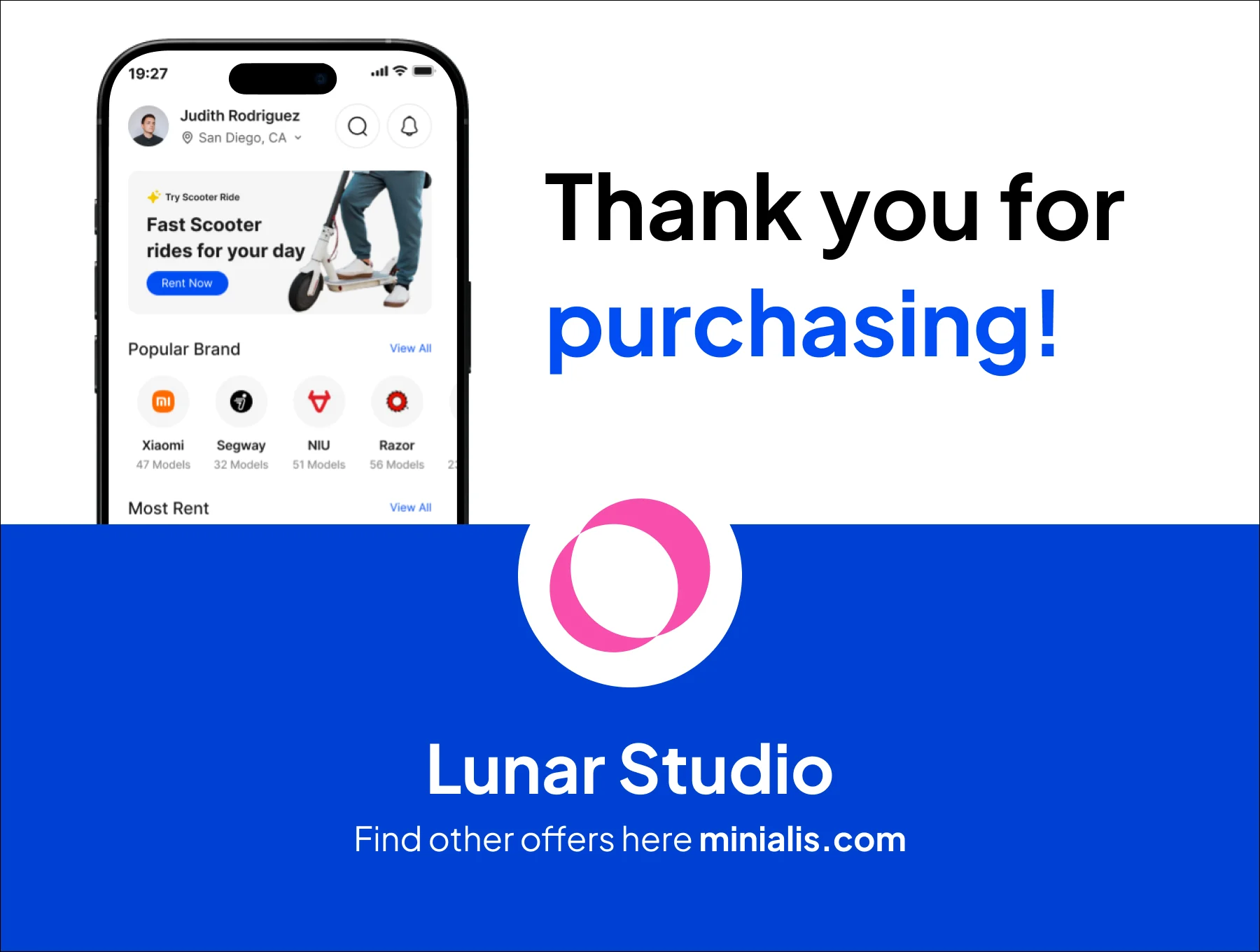 Scootly - Scooter Rent Premium UI KIts App 6