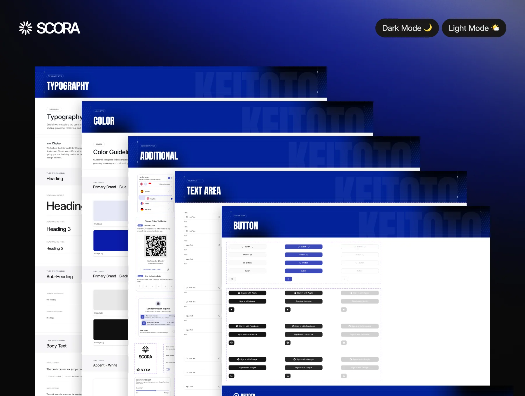 Scora — AI Meeting Video Mobile Apps UI Kit 3