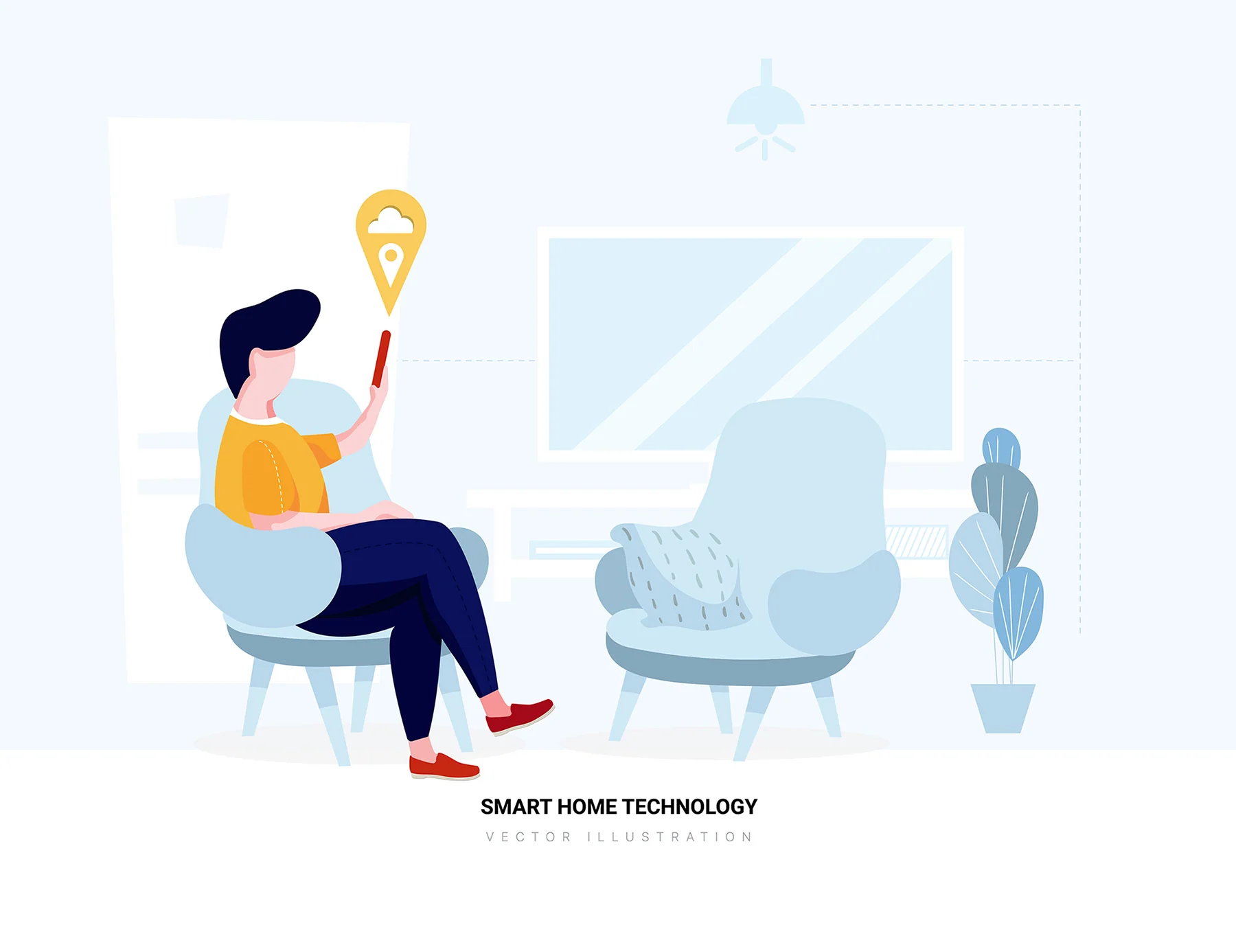 Scorpius - Smart Home Technology Vector Scenes 11