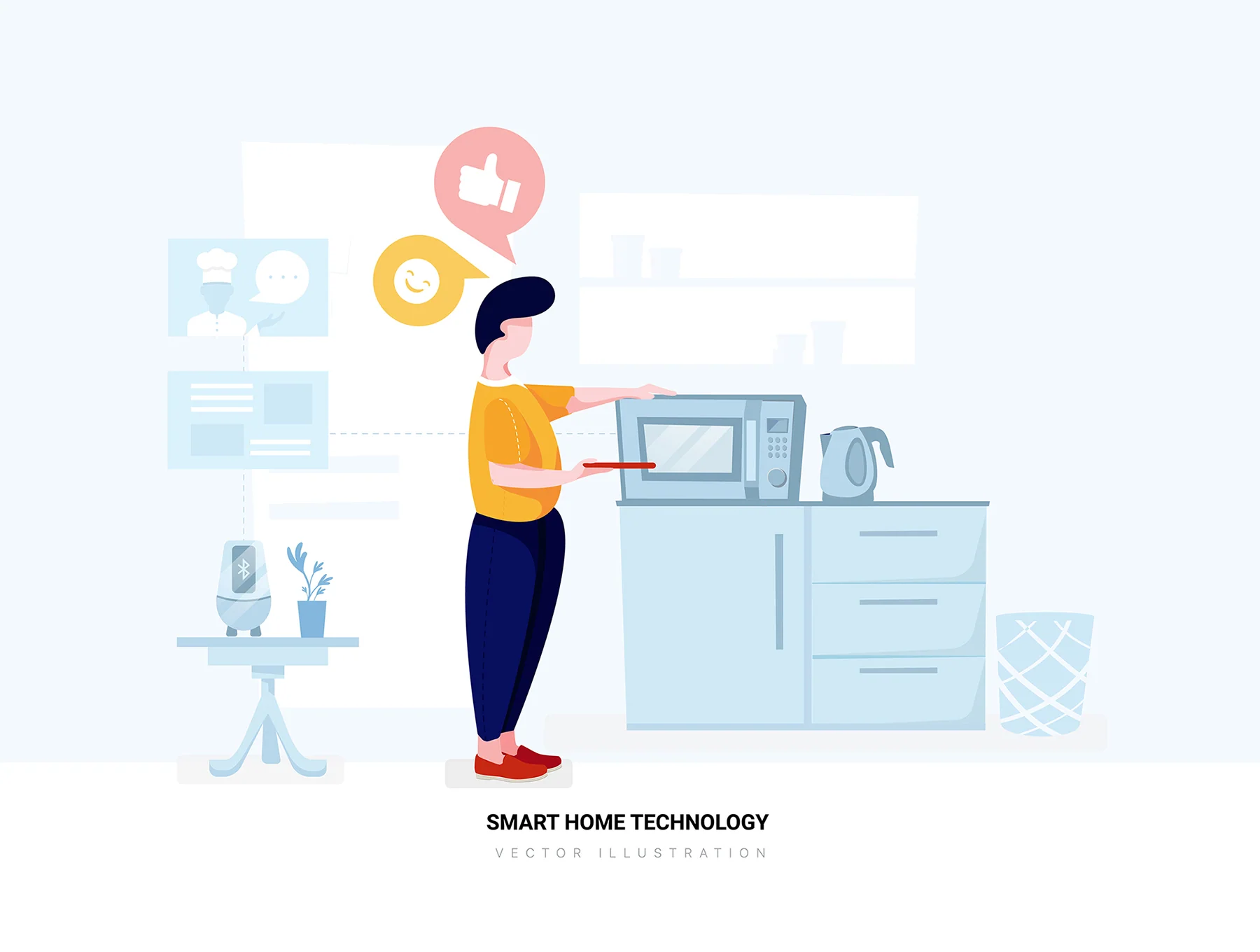 Scorpius - Smart Home Technology Vector Scenes 12