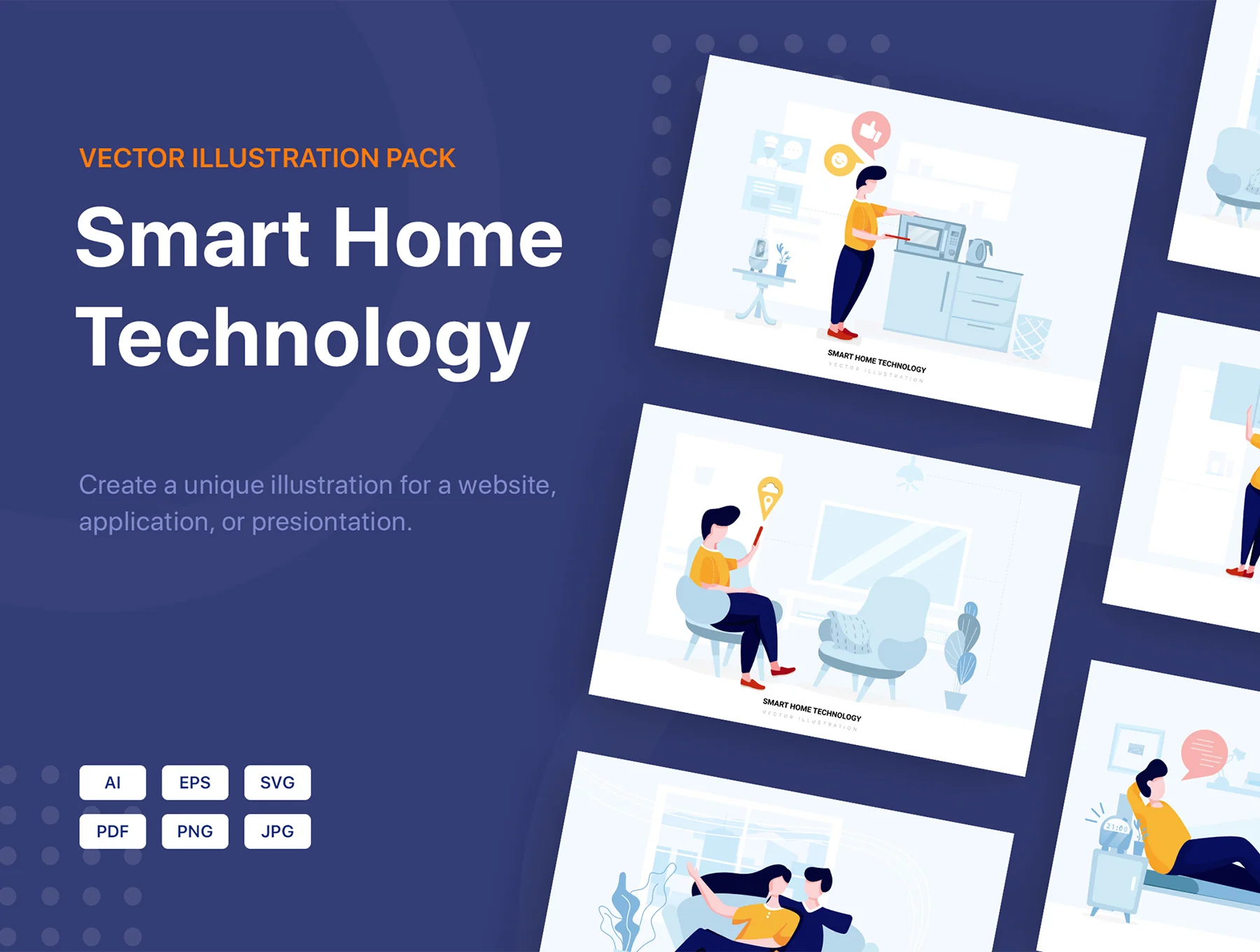 Scorpius - Smart Home Technology Vector Scenes