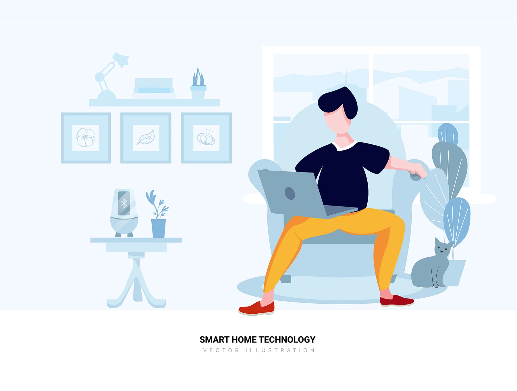 Scorpius - Smart Home Technology Vector Scenes 3