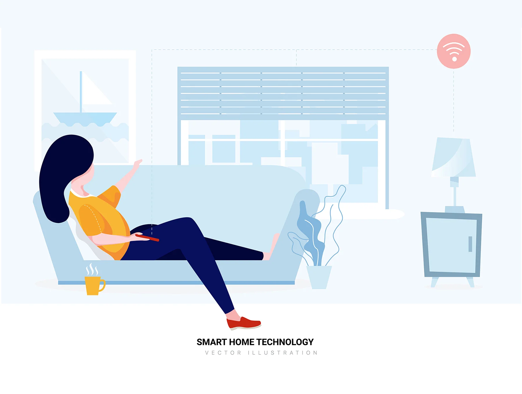 Scorpius - Smart Home Technology Vector Scenes 4